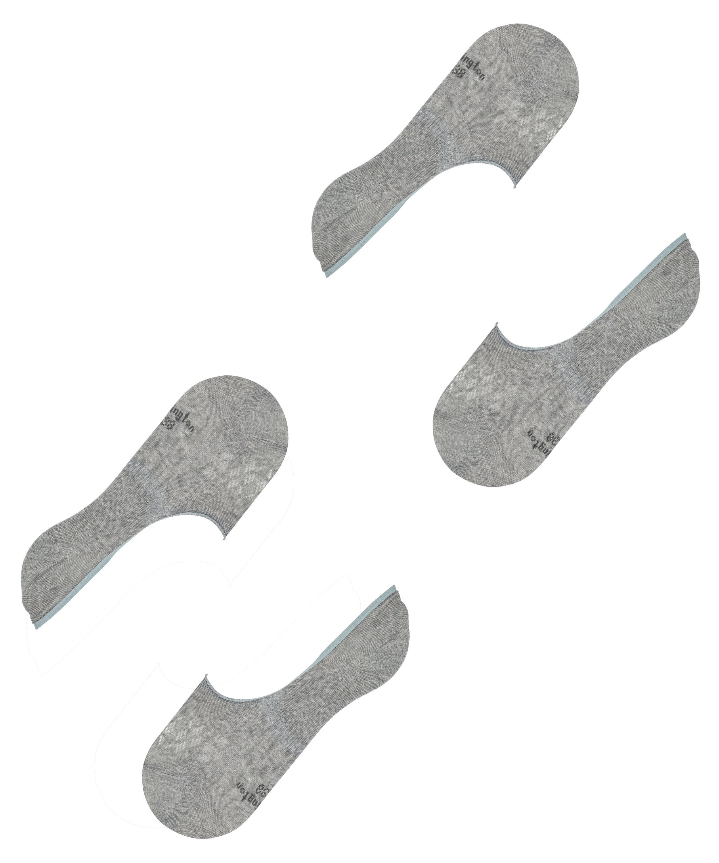 Everyday Füßlinge (3400) grey mit Anti-Slip-System 2-Pack Burlington light