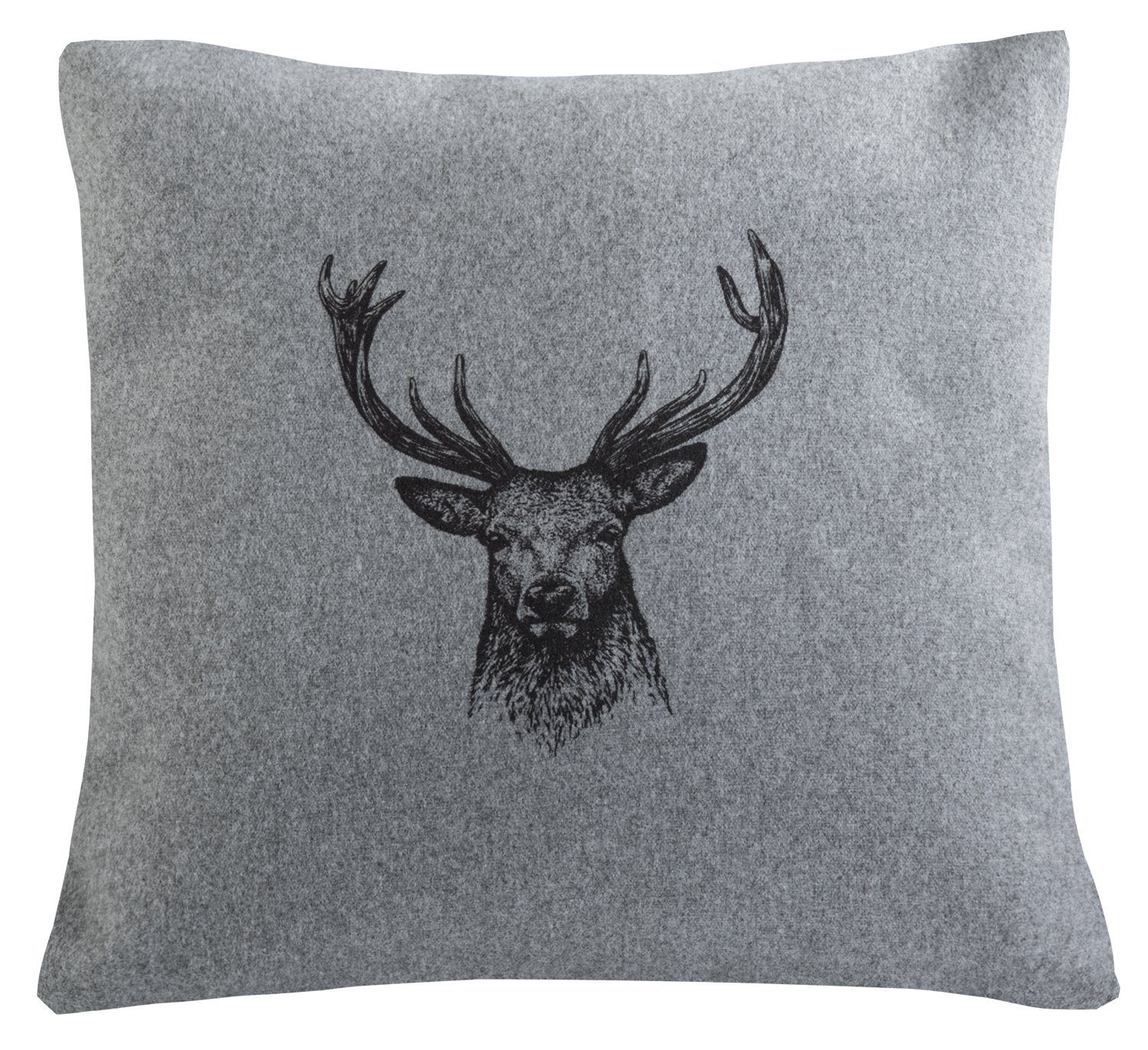 Kissenhülle TROPHY, Grau, Motiv, Kunstfaser, 40 x 40 cm, (1 Stück) günstig online kaufen