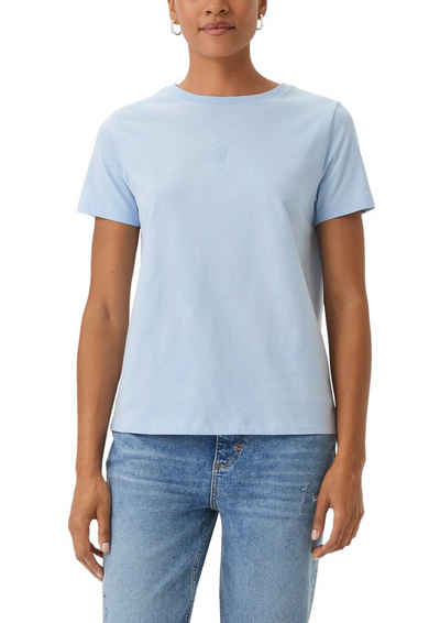 Comma T-Shirt mit Aufdruck auf der Brust