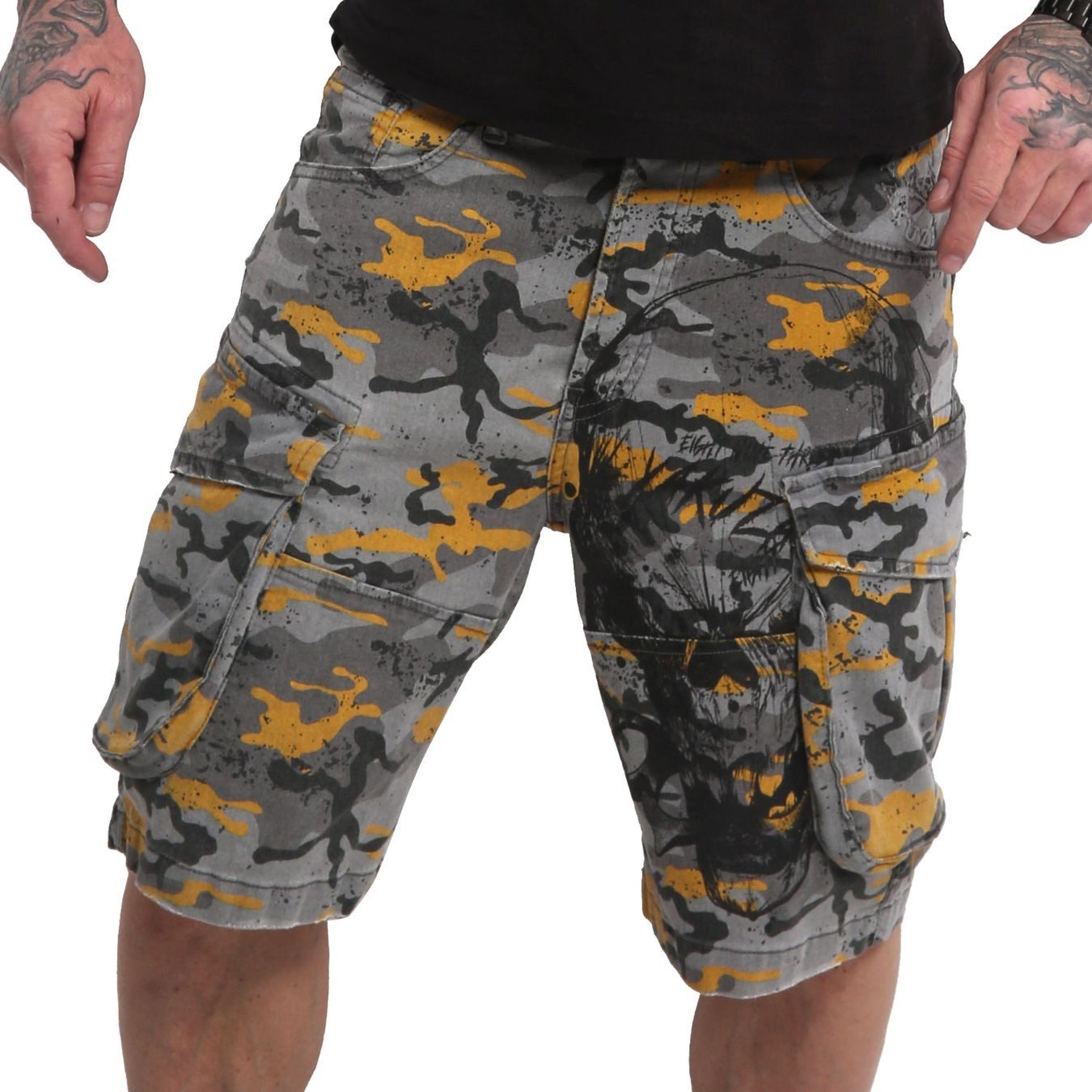 Cargoshorts Knuckle Skull