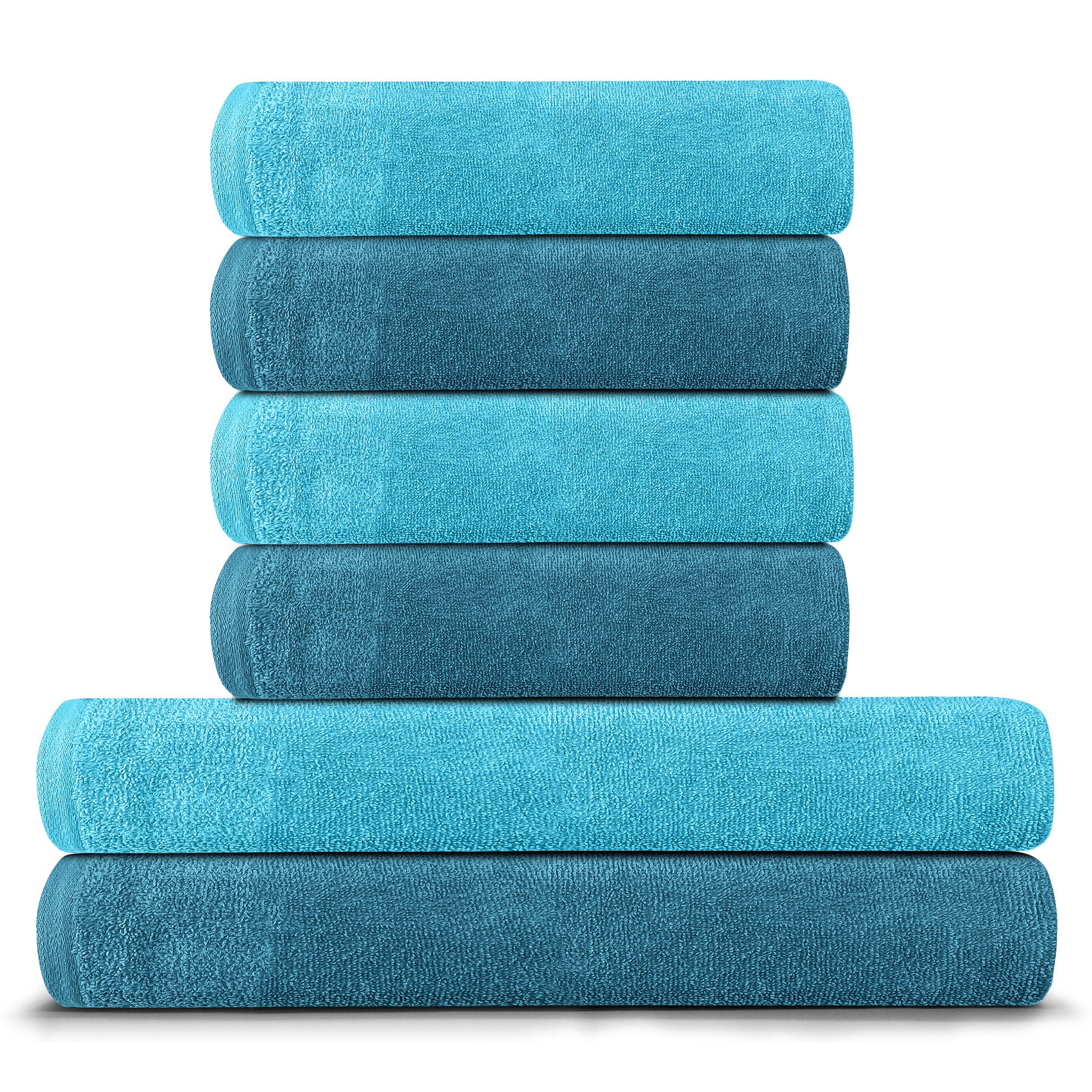 BARBONS Handtuch Set Handtücher 6-tlg, 2x günstig online kaufen