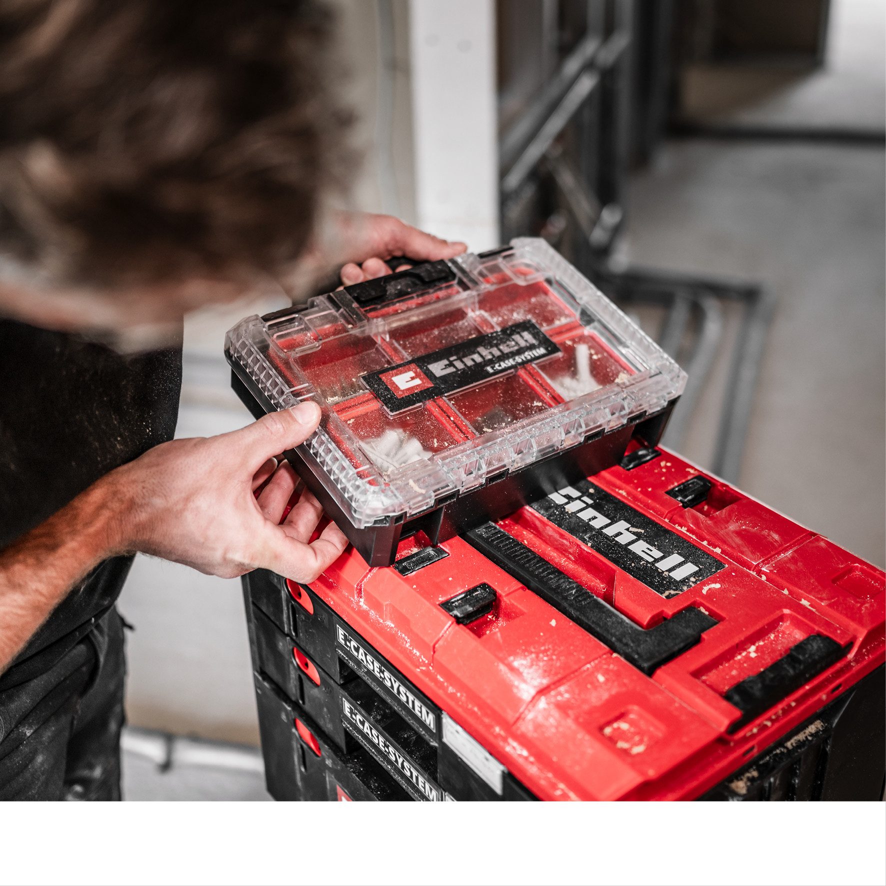 Einhell Werkzeugkoffer E-Case Half Size