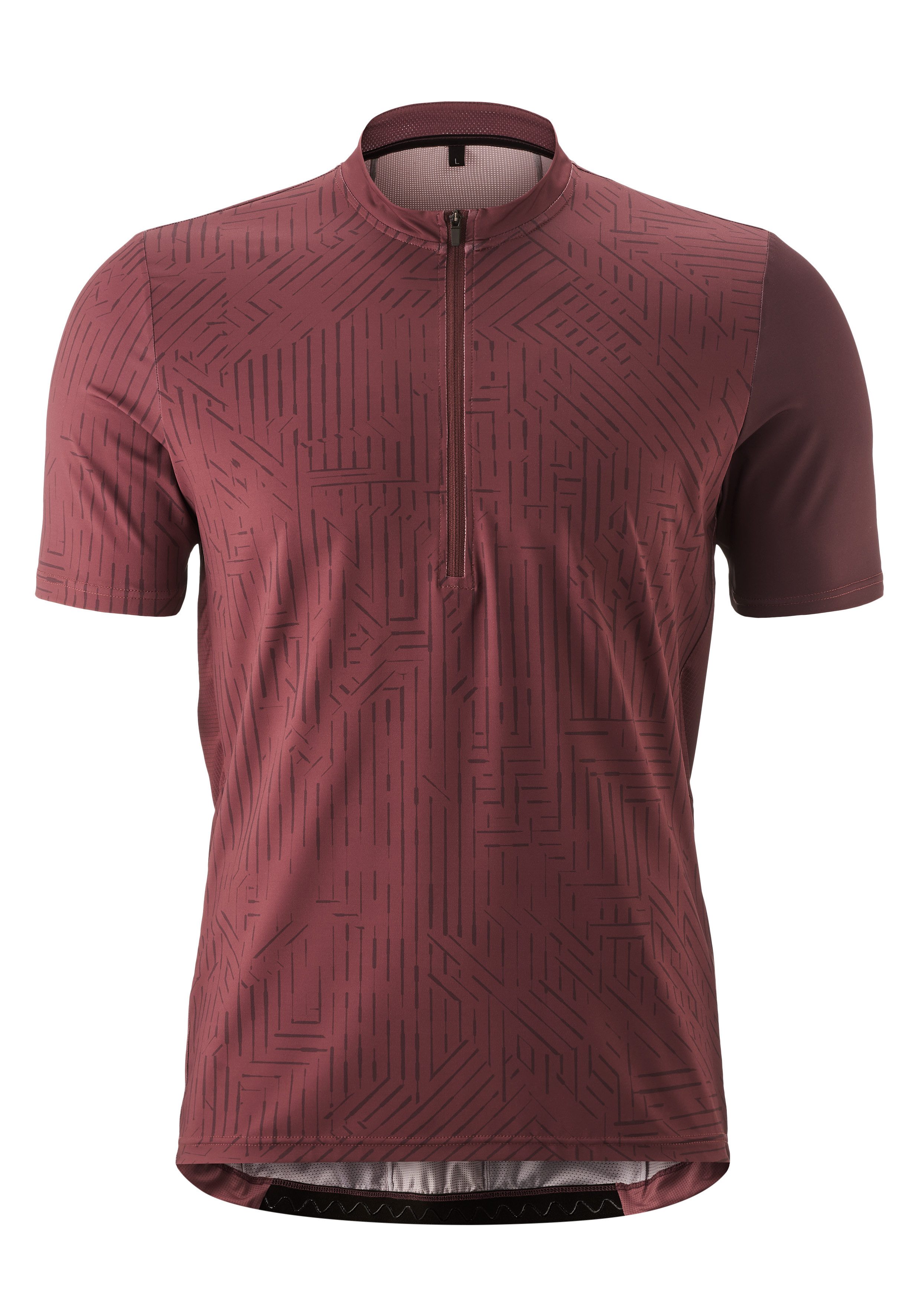 Gonso Radtrikot Adventure Jersey Halfzip M Herren Fahrradtrikot kurzarm, Rückentasche mit RV, Quick-Dry, Slim Fit