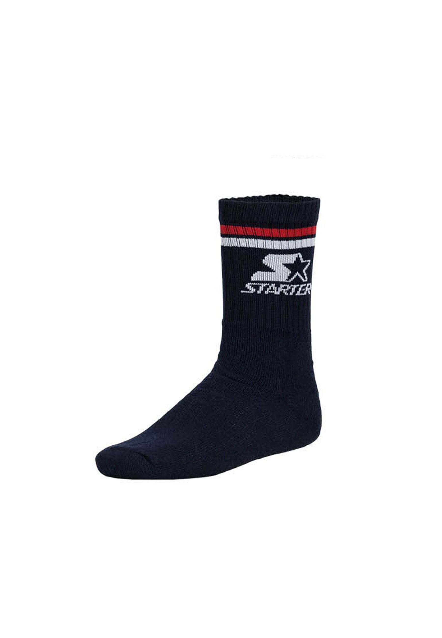 Starter Socken Tennissocken 6er Pack Herren Baumwolle mit Logo (6-Paar)