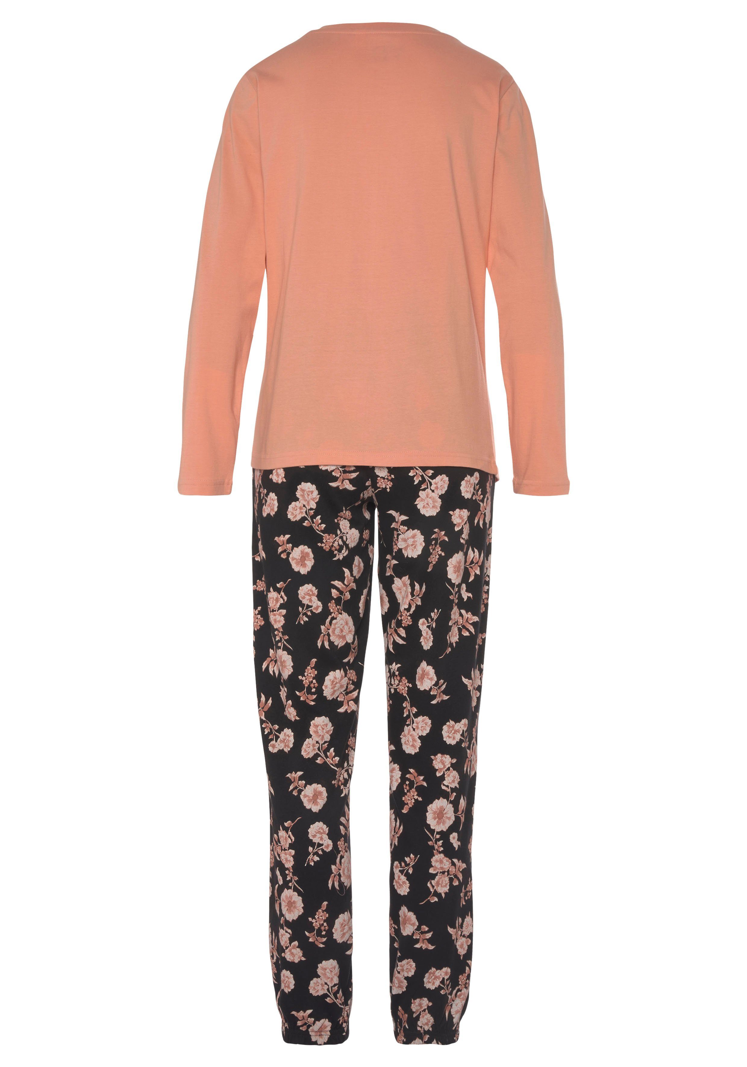 Vivance Dreams by Lascana Pyjama (Set, 2 tlg) mit schönem Naturprint – Bild 3 von 5