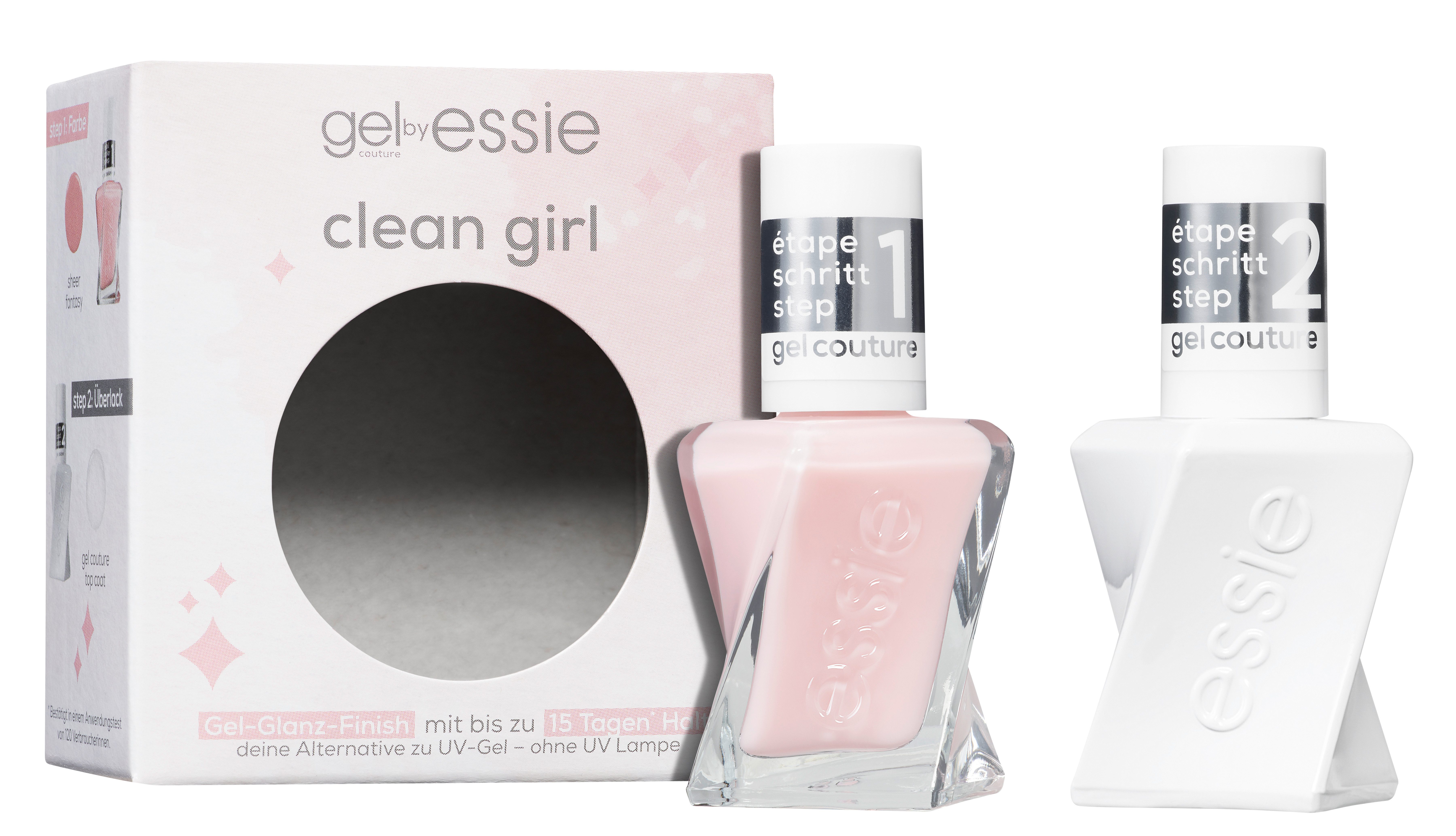essie Nagellack-Set Essie Nagellack Gel Couture Set, mit natürlichen Inhaltsstoffen