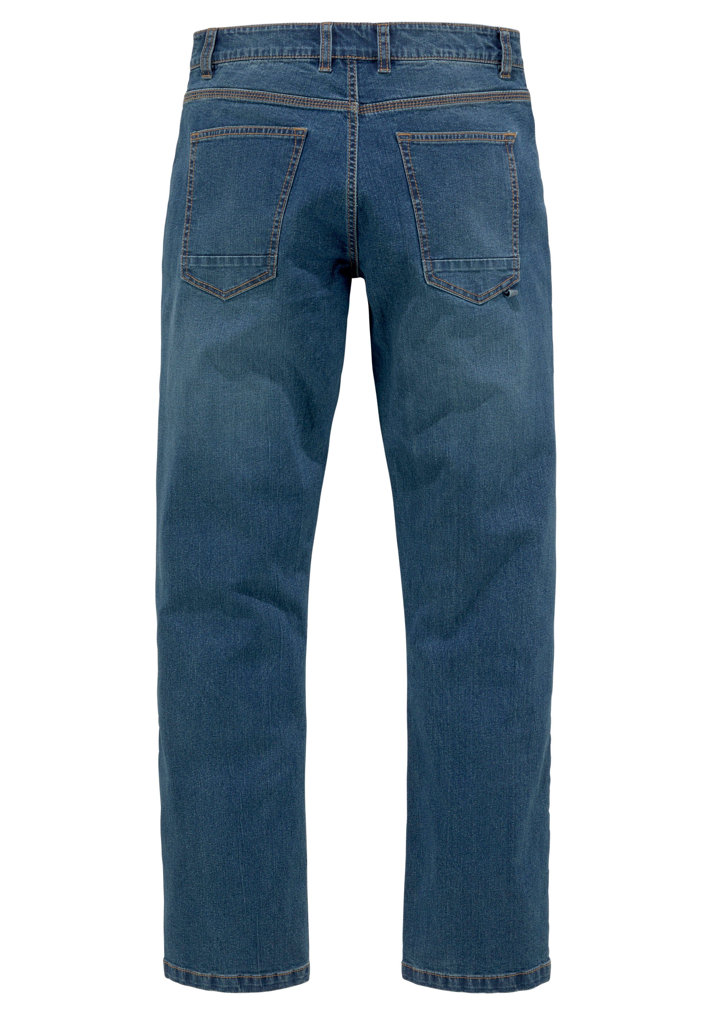AJC Straight-Jeans mit blue Waschung leichter