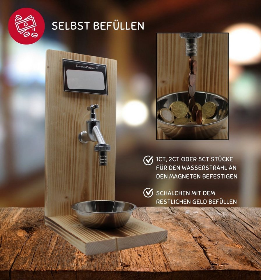 Thumbnail - Eiserne Reserve® Geschenkbox Endlich Rentner Alles Gute - Eiserne Reserve - Geldhahn - Geldgeschenk
