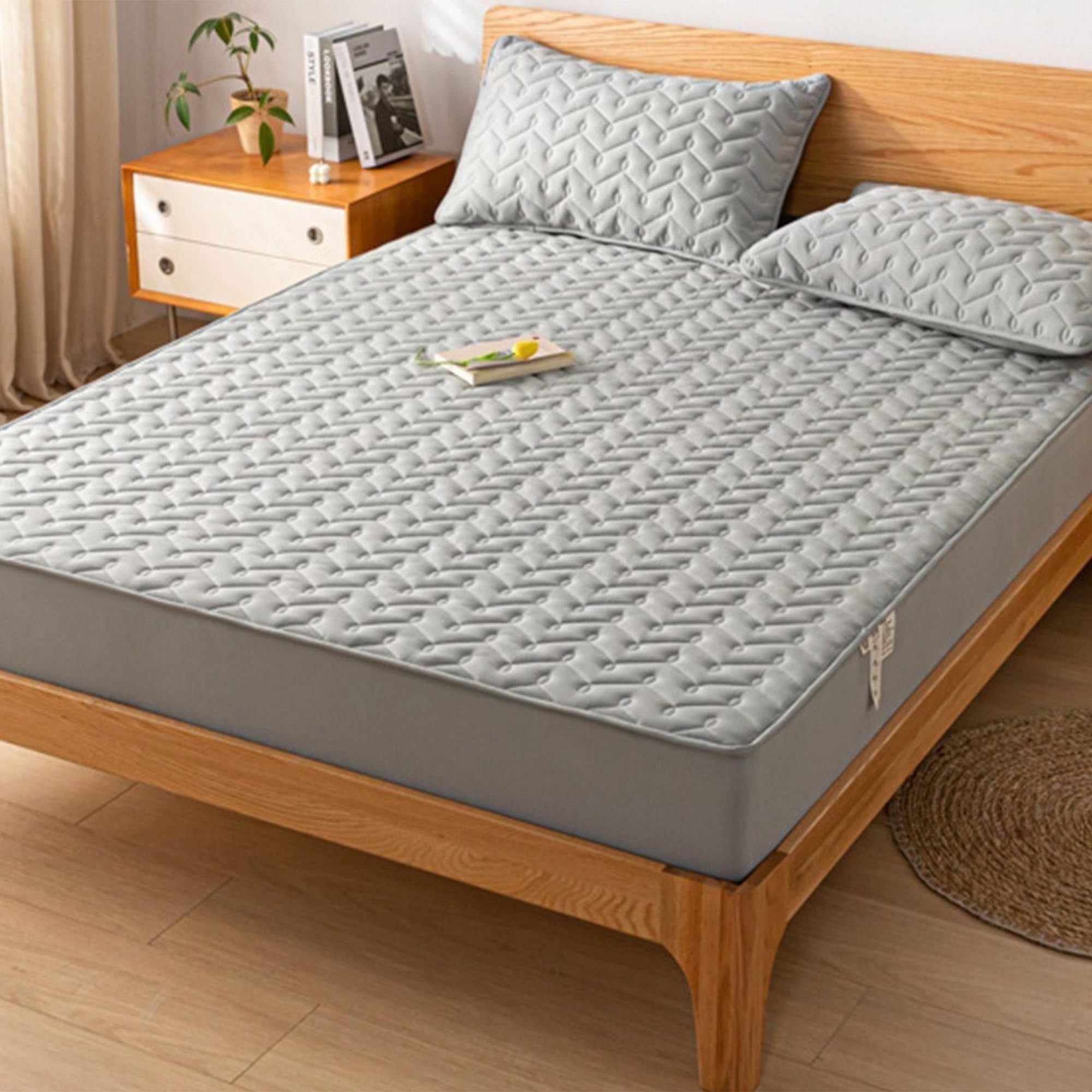 ibettertec Bettlaken Matratzenauflage Wasserdicht und Atmungsaktiv 180*200c günstig online kaufen