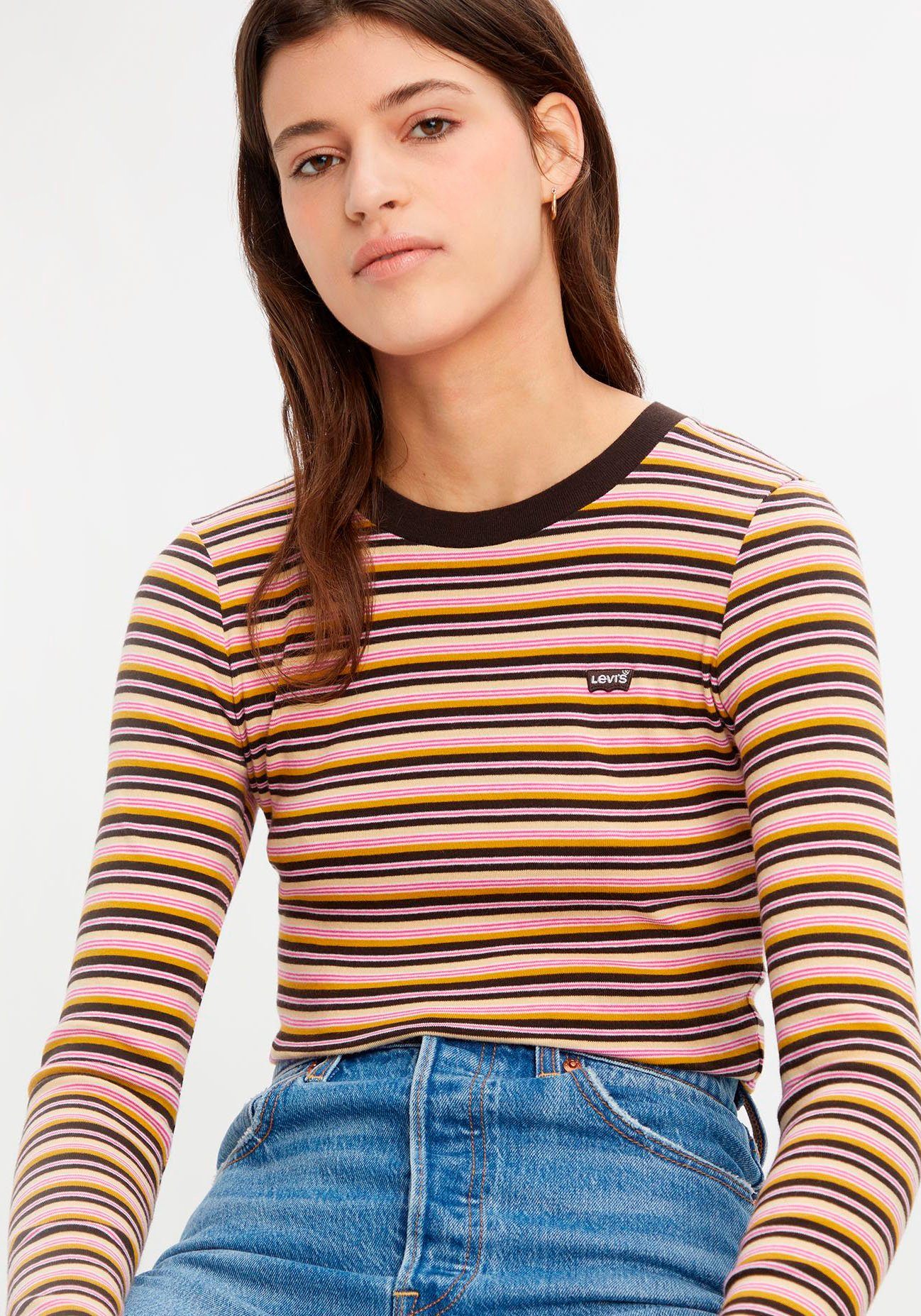 stripe TEE Baumwolle im Langarmshirt mole BABY aus Levi's® Ringeldessin, reanna