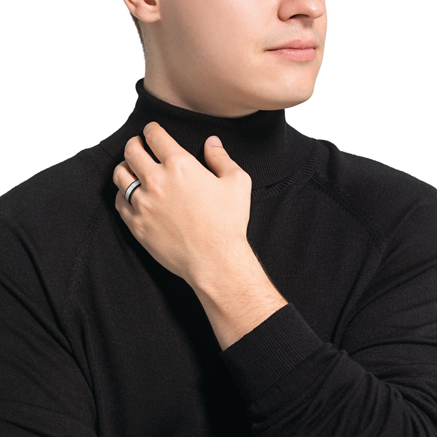 Amor Fingerring Amor Ring für Herren, Edelstahl (Ring, 1-tlg)