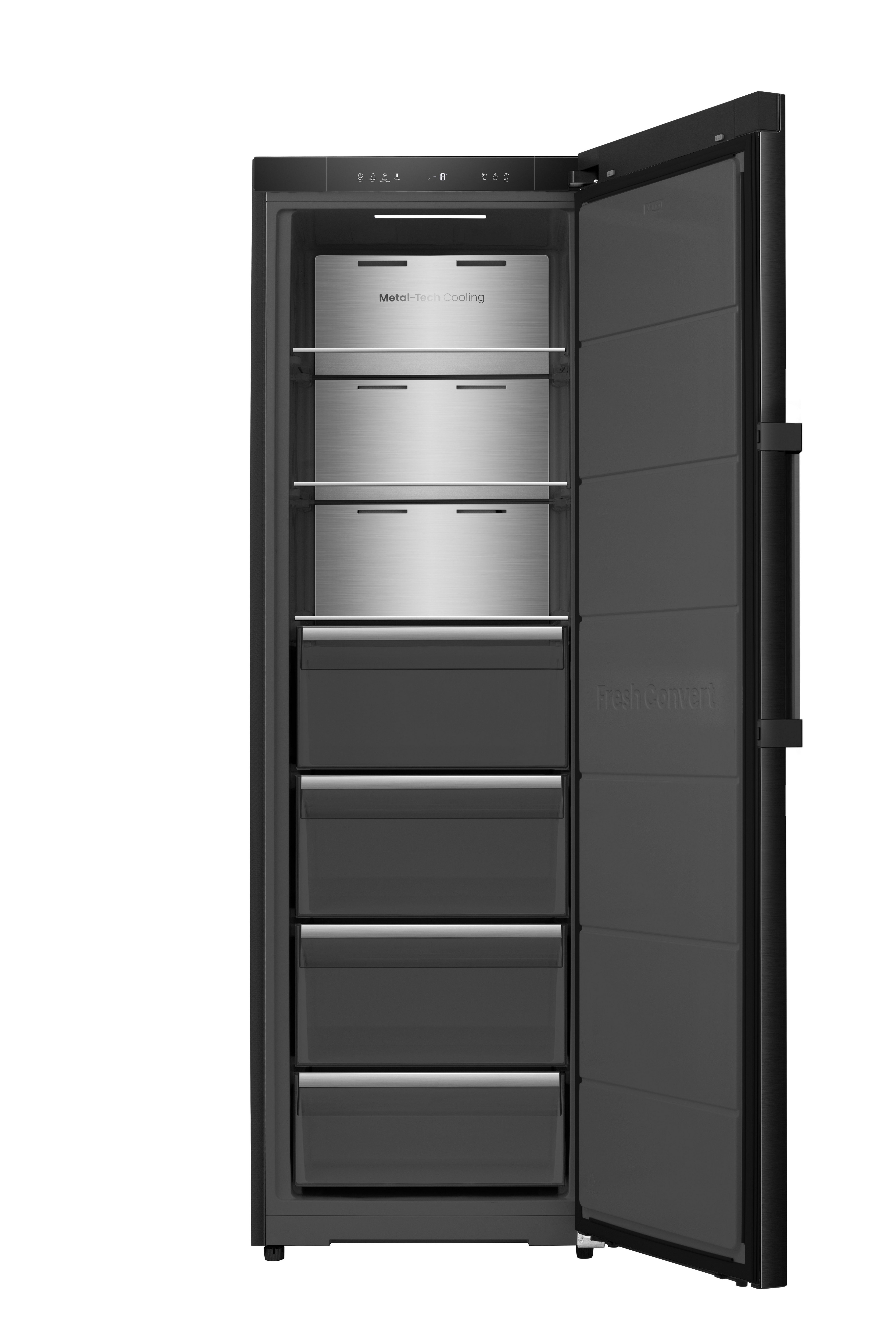 Hisense Gefrierschrank NoFrost FT5K310GSFC1, 185,6 cm hoch, 59,5 cm breit, Perfect KitchenFit - passt sich in die Küchennische an – Bild 5 von 5