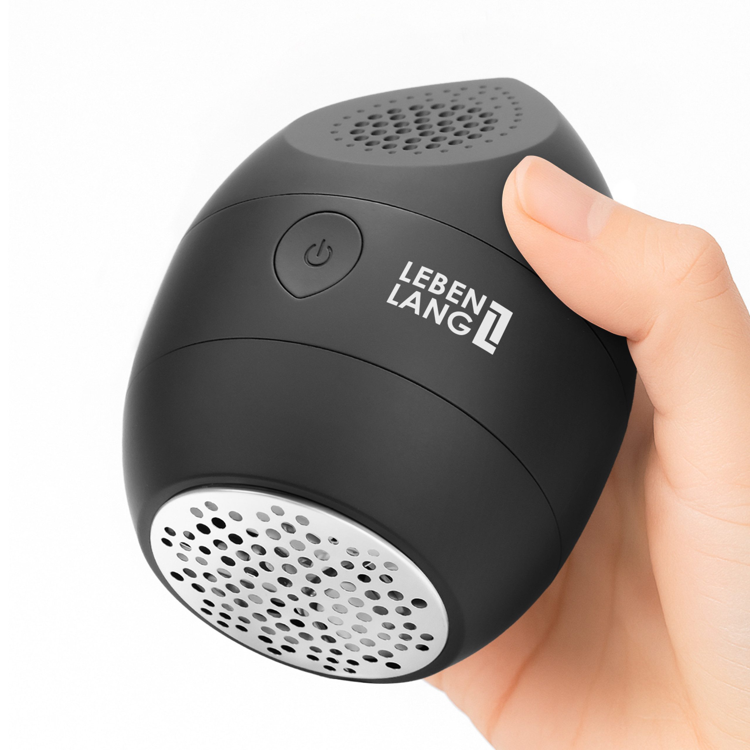 Lebenlang Fusselrasierer elektrischer Mini-Entfussler - Perfekt für Unterwegs, 400mAh - Inkl. Ersatzklingen & Reinigungspinsel