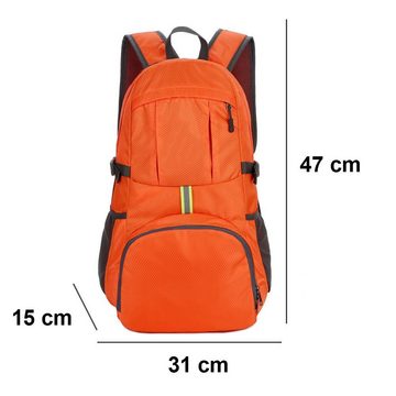 Gontence Rucksack Faltbarer Rucksack Ultraleicht, Tagesrucksack für Wandern Reisen