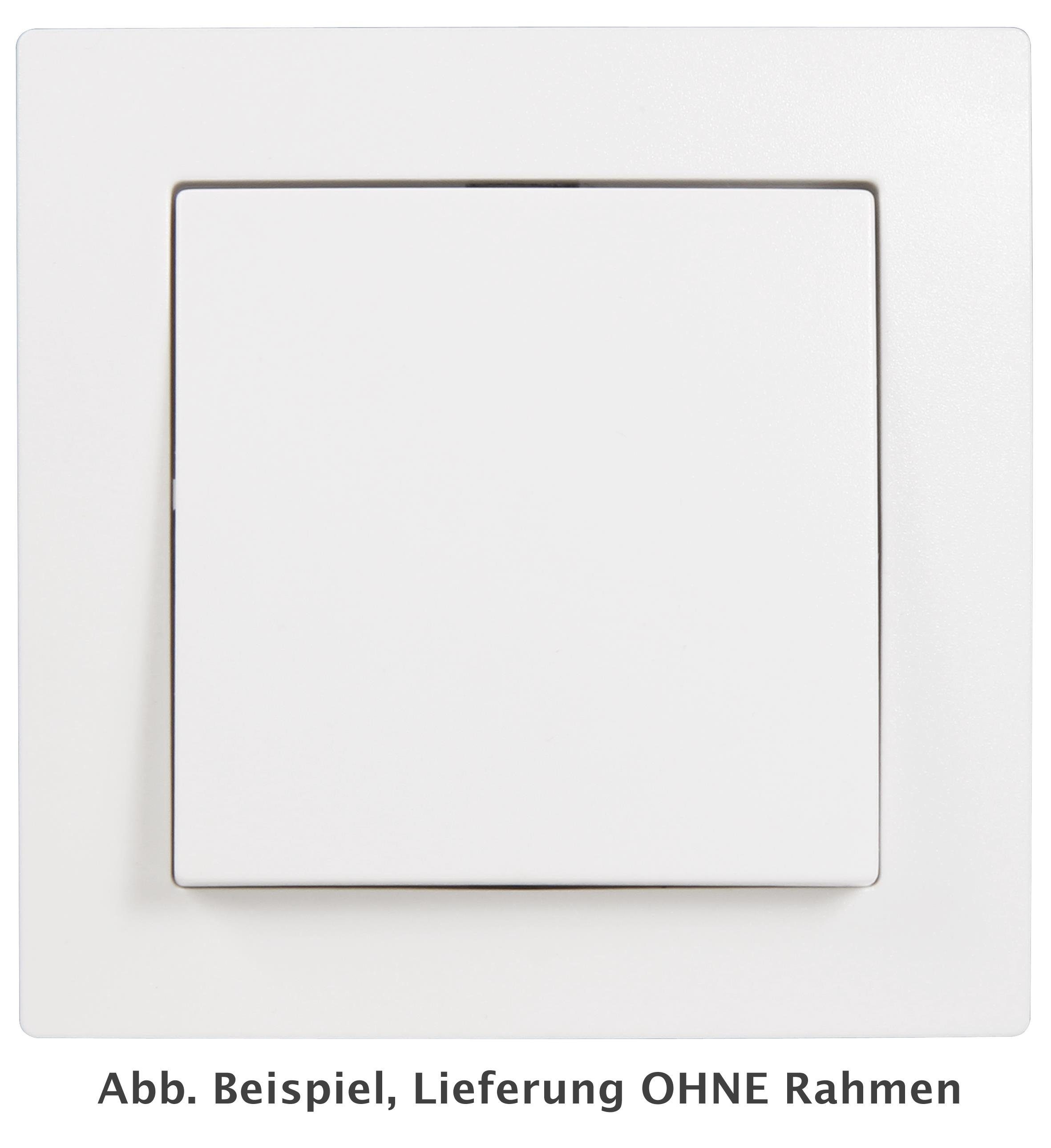 McPower Steckdose Wechselschalter McPower Flair, 250V~/10A, UP, weiß