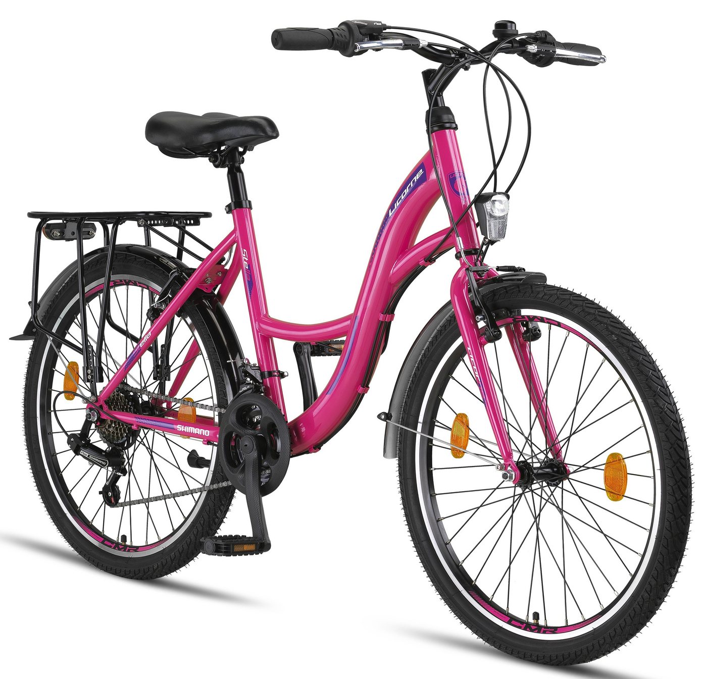 Licorne Bike Cityrad Licorne Stella Premium Citybike 20–28 Zoll, 21 Gang Hollandrad