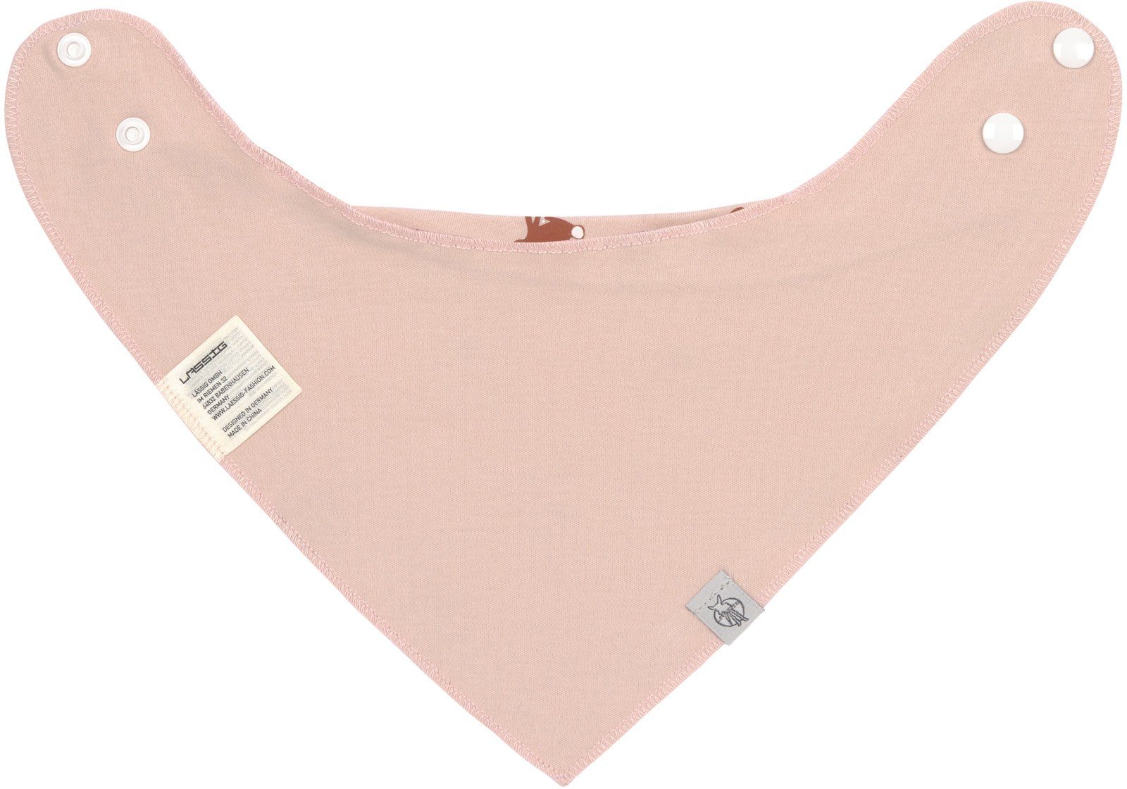 LÄSSIG Dreieckstuch Little Forest, Bandana, Hase, (Set, 2-St), für Babys; PETA-approved vegan