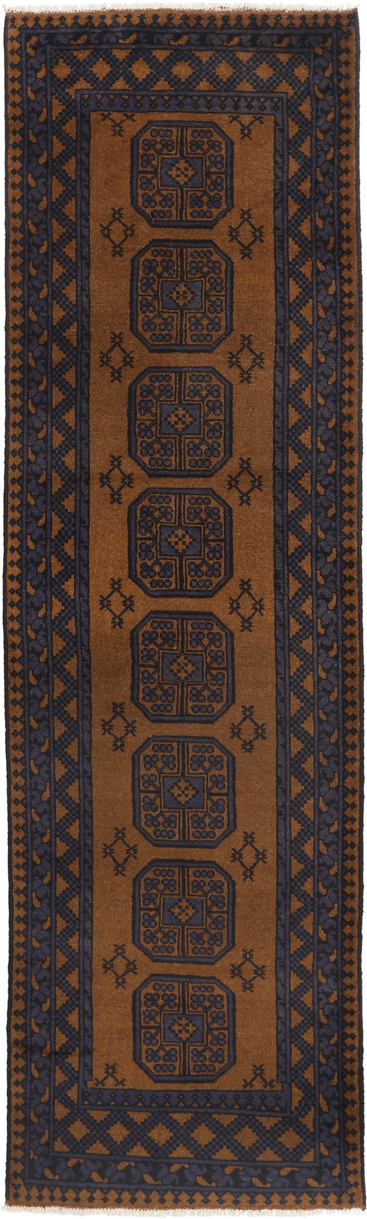 Carpet Avenue Teppich Afghan Baghlan 300x85, Läufer, Höhe: 8 mm