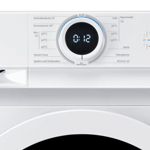 MIDEA Waschmaschine Lunar MF100W80B-14A, - tolle Funktionen