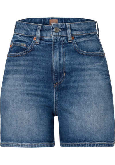 BOSS ORANGE Shorts in cooler Washed-out-Optik