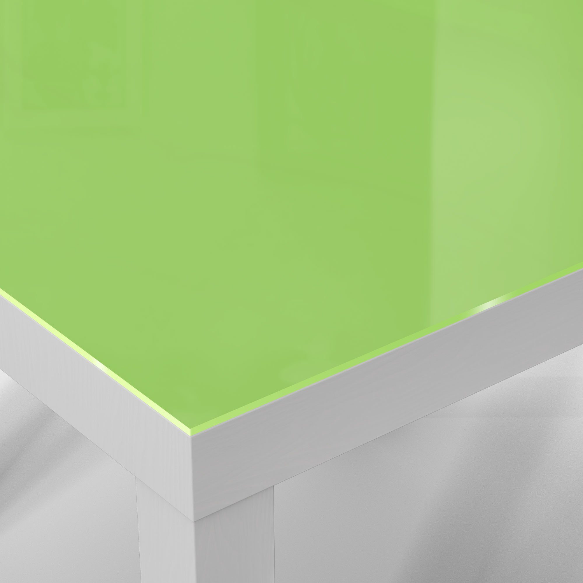 modern Beistelltisch Couchtisch DEQORI Glas Glastisch Weiß Hellgrün', - 'Unifarben