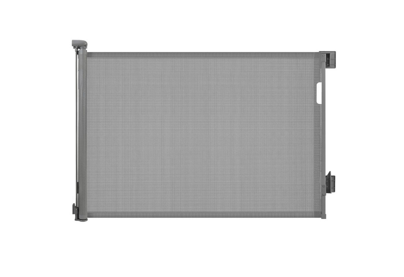 Sekey Treppenschutzgitter Treppenschutzgitter ausziehbar Absperrgitter Hund Kinder Schutzgitter (1 St), 0–150 cm Grau, 1 Stück, mit Bohren geeignet für Innen & Außen