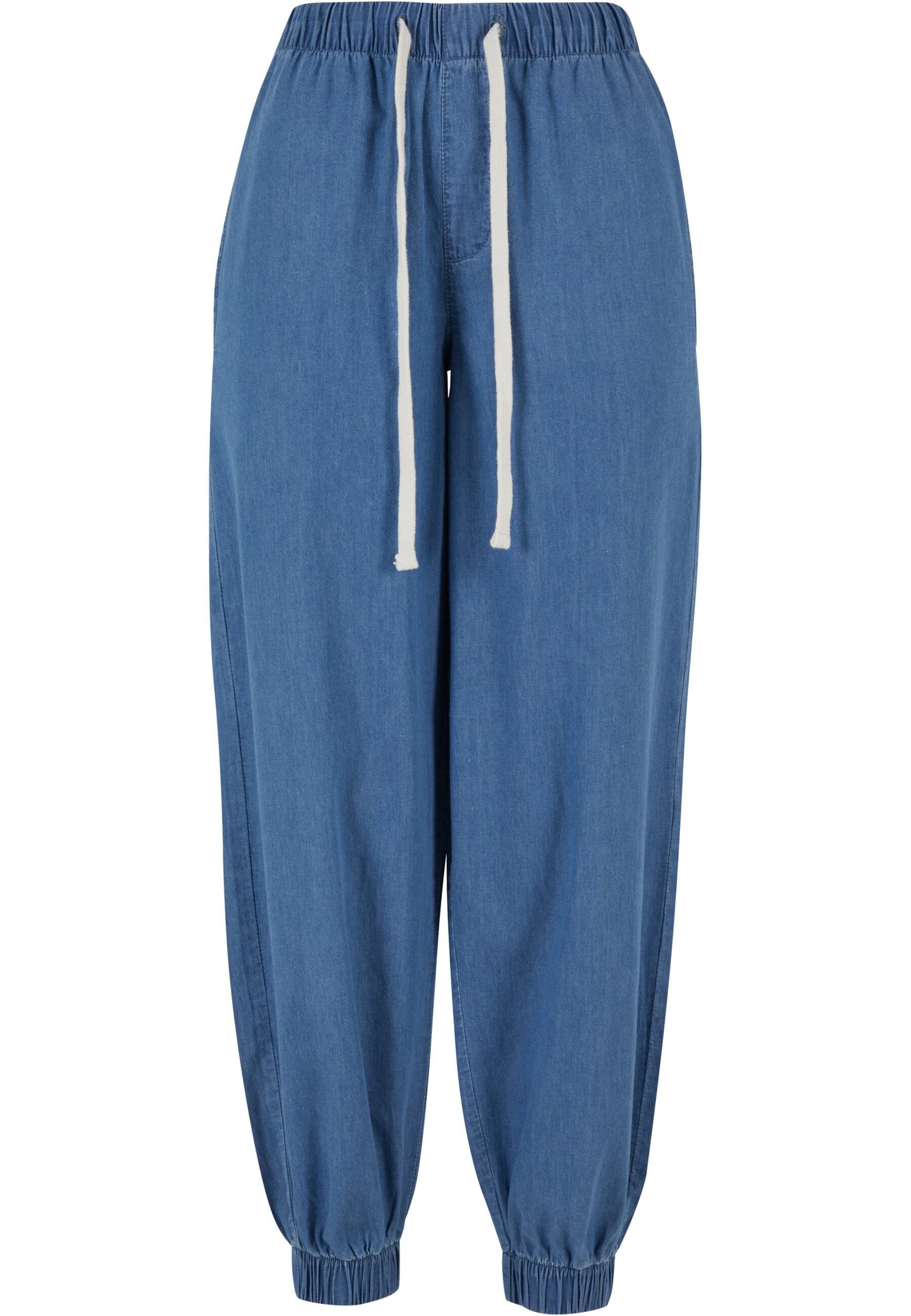 URBAN CLASSICS Jogginghose Urban Classics Damen Ladies Light Denim Jogpants günstig online kaufen