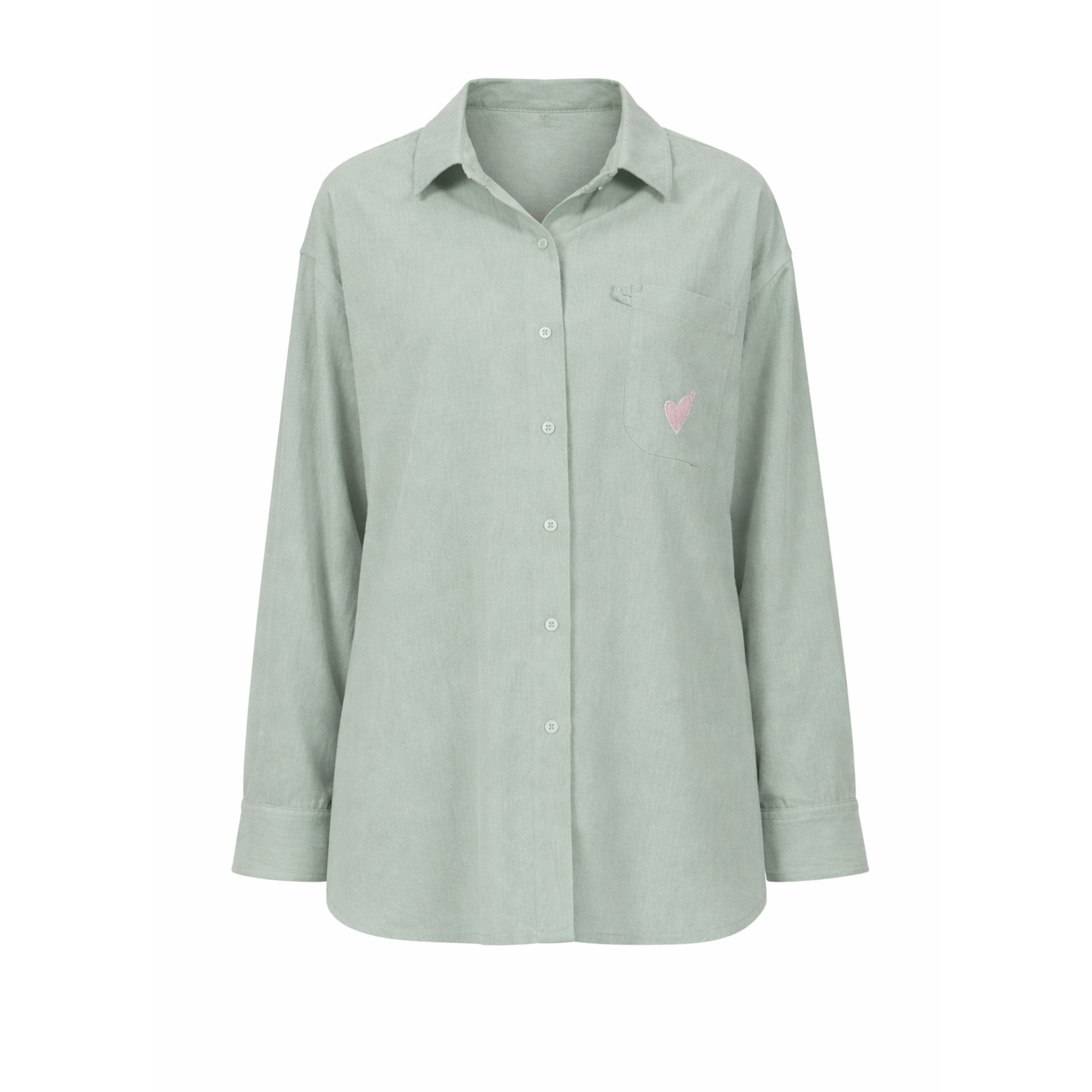 Kleinigkeit Hemdbluse Kim Cordashian - matcha green