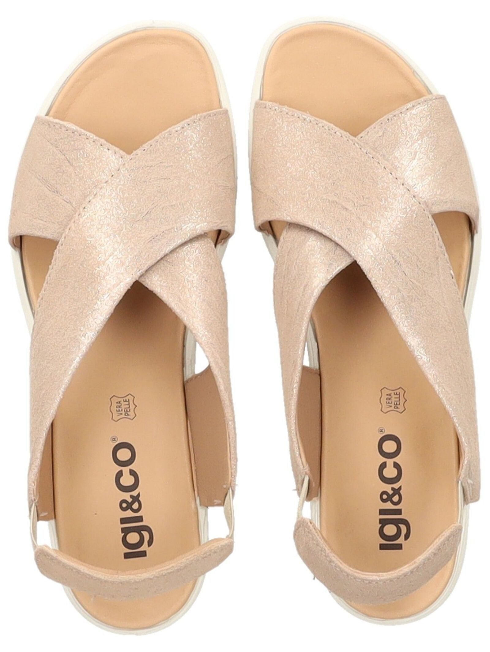 IGI & CO Sandalen Leder Keilsandalette