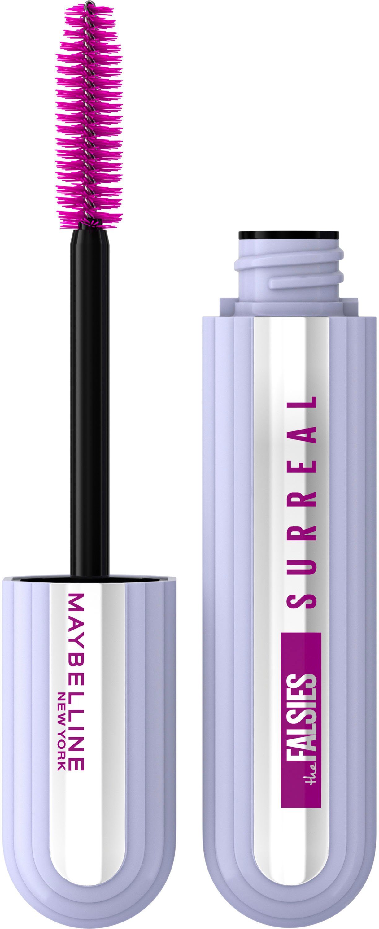 MAYBELLINE NEW YORK Mascara Falsies Surreal Mascara, mit innovativer Helix-Bürste