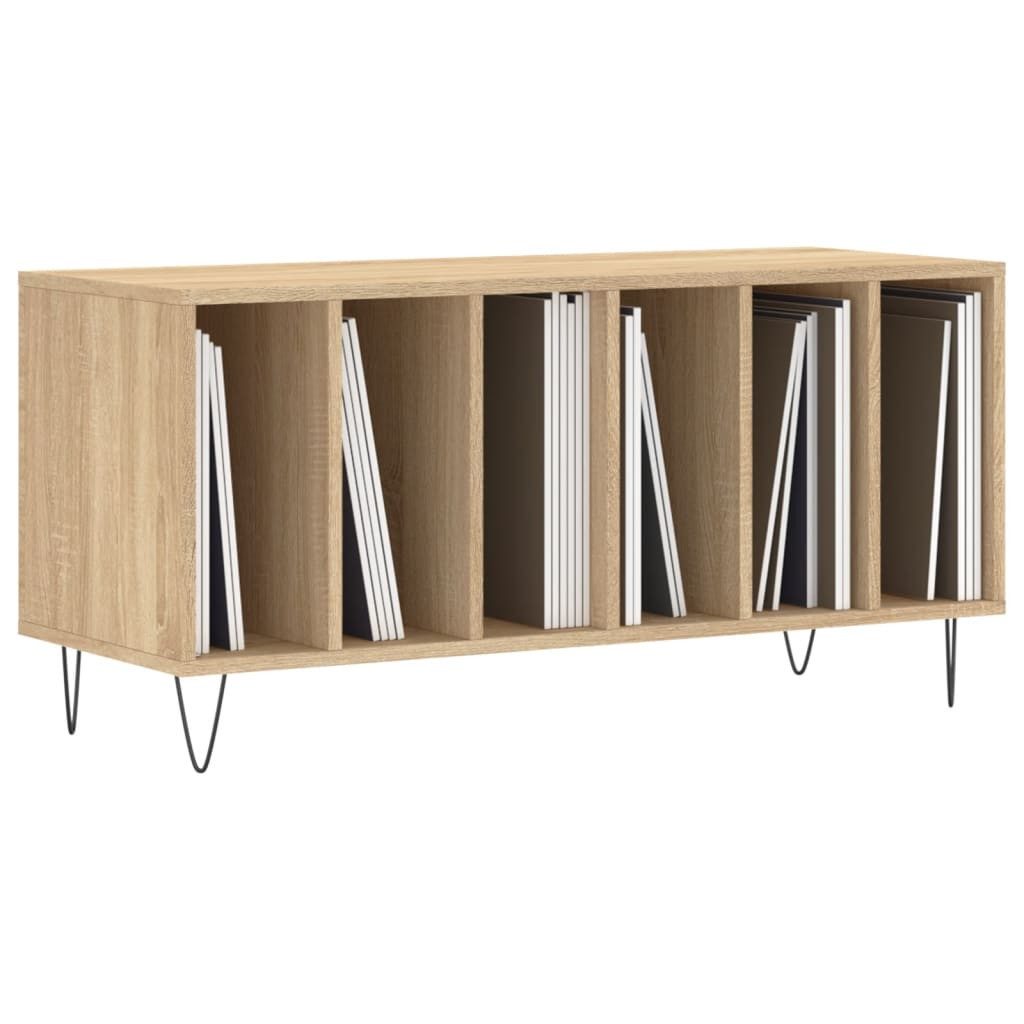 vidaXL Media-Regal Plattenschrank Sonoma-Eiche 100x38x48 cm günstig online kaufen