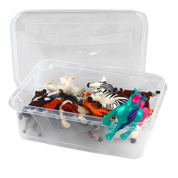 Logiplast Aufbewahrungsbox 10 Stück 2,1 L Volumen (Spar-Set, 10 Stück), lebensmittelecht, als Gefrierdose geeignet, spülmaschinenfest