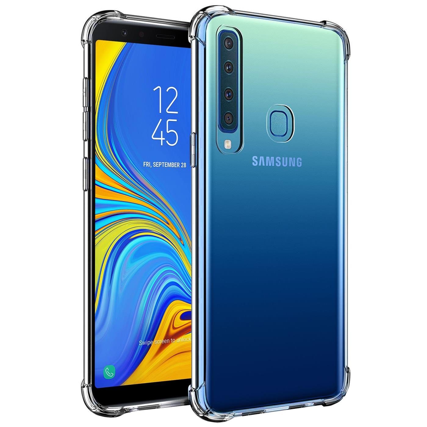 CoolGadget Handyhülle Anti Shock Rugged Case für Samsung Galaxy A9 2018 6,3 Zoll, Slim Cover mit Kantenschutz Schutzhülle für Samsung A9 2018 Hülle