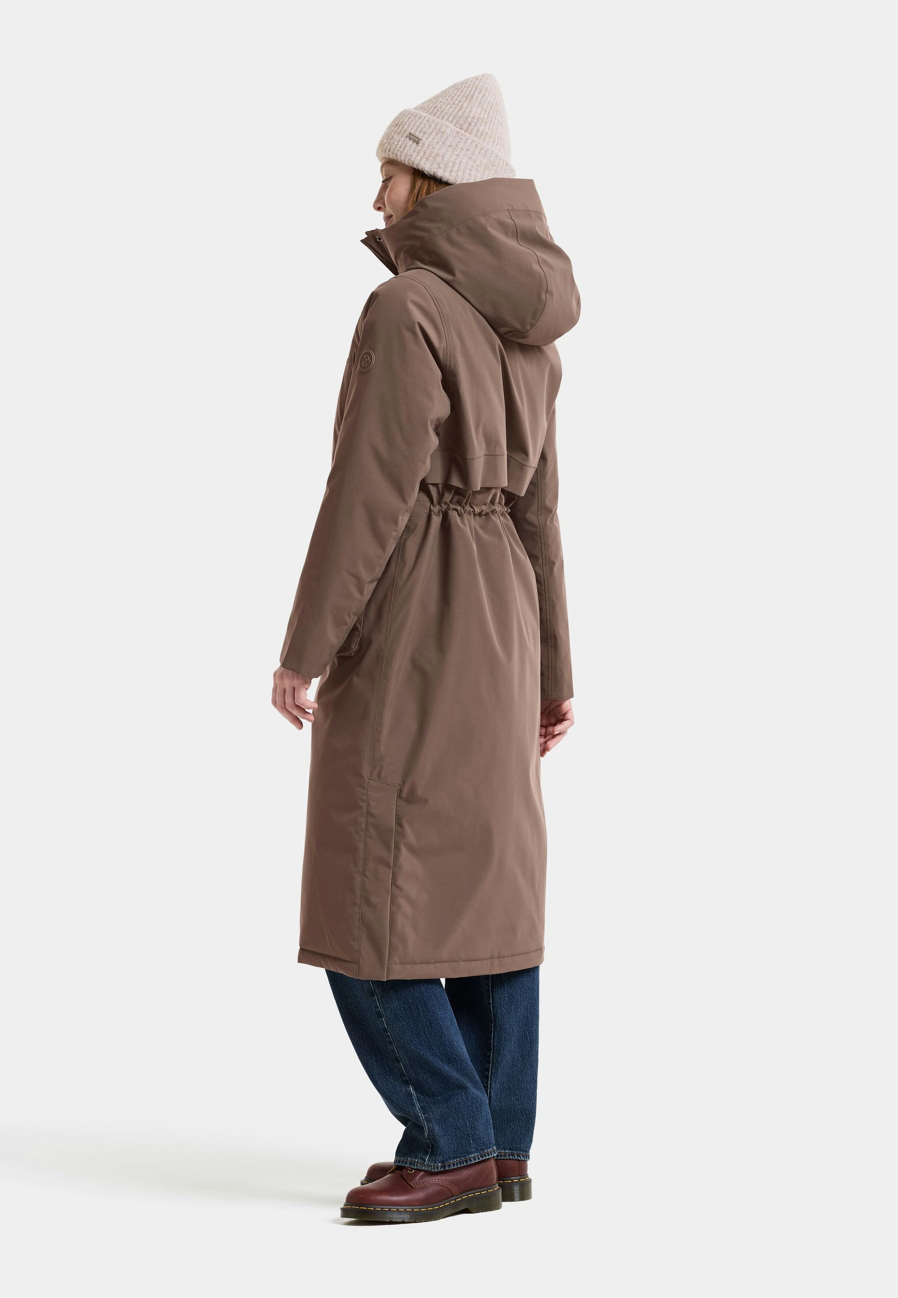 Didriksons Winterjacke Damen Wintermantel Wasserdicht MELODY mit Kapuze mit Taschen – Bild 3 von 5