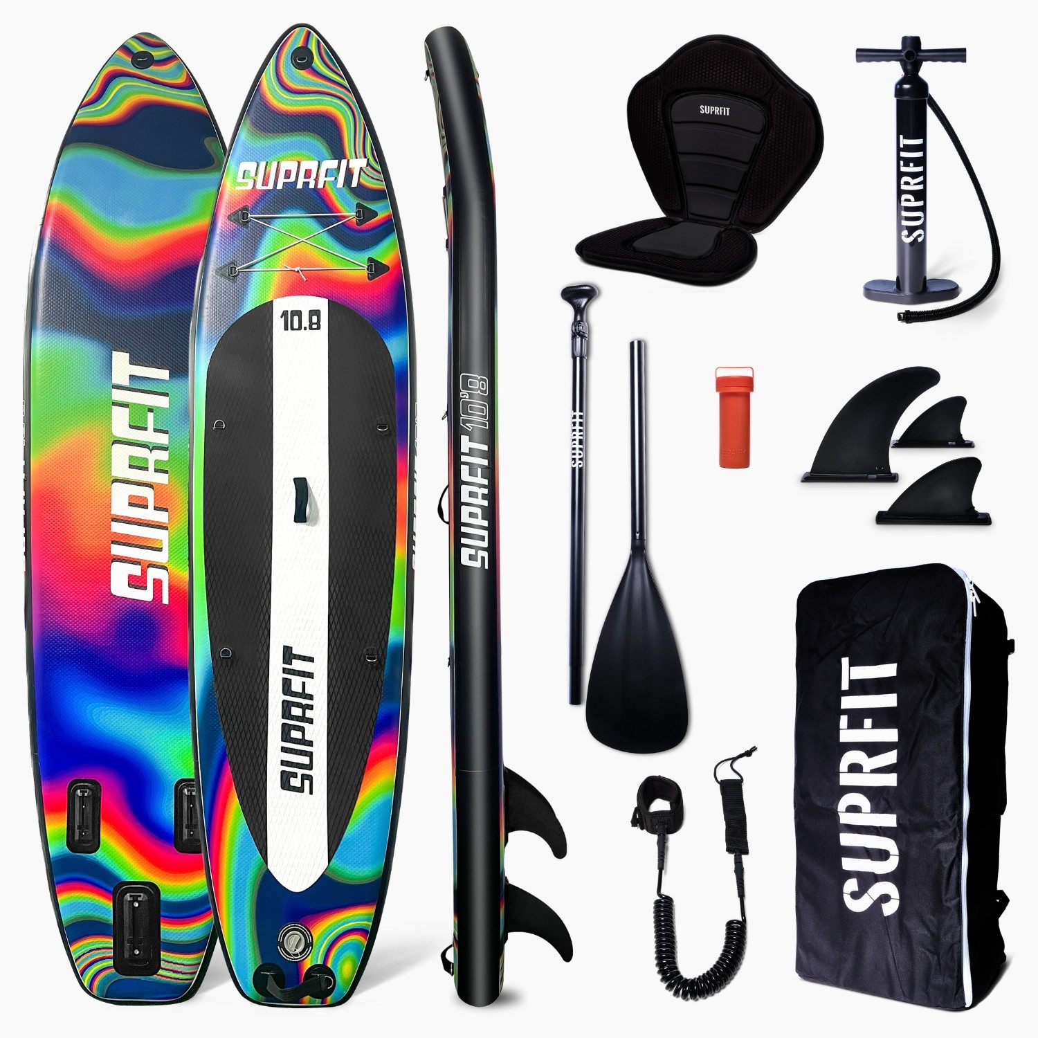 Inflatable SUP-Board Stand-Up Paddling Board Chroma inclusive Kajak Sitz