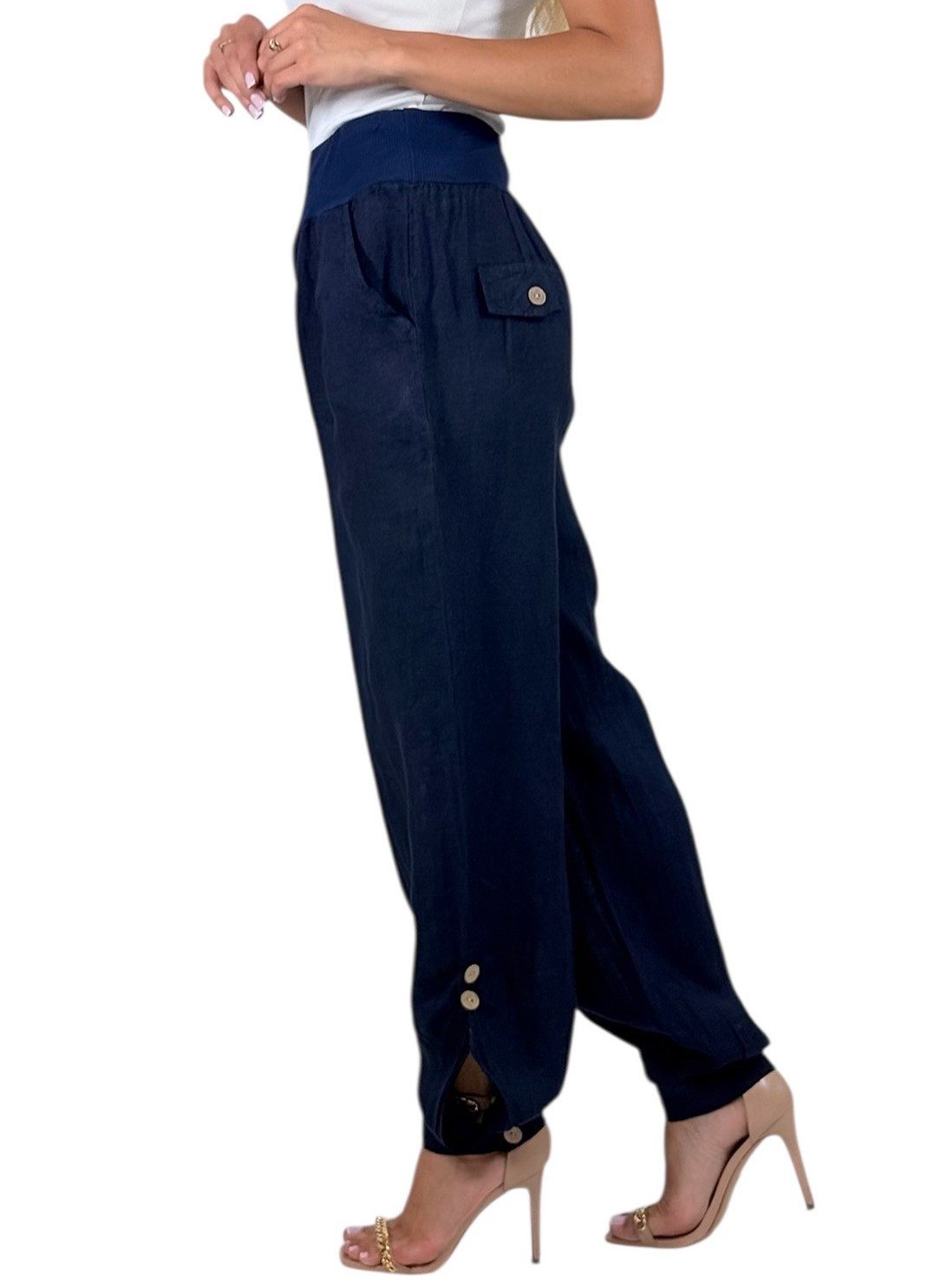 Mississhop Leinenhose 100 % Leinen Sommerhose, günstig online kaufen