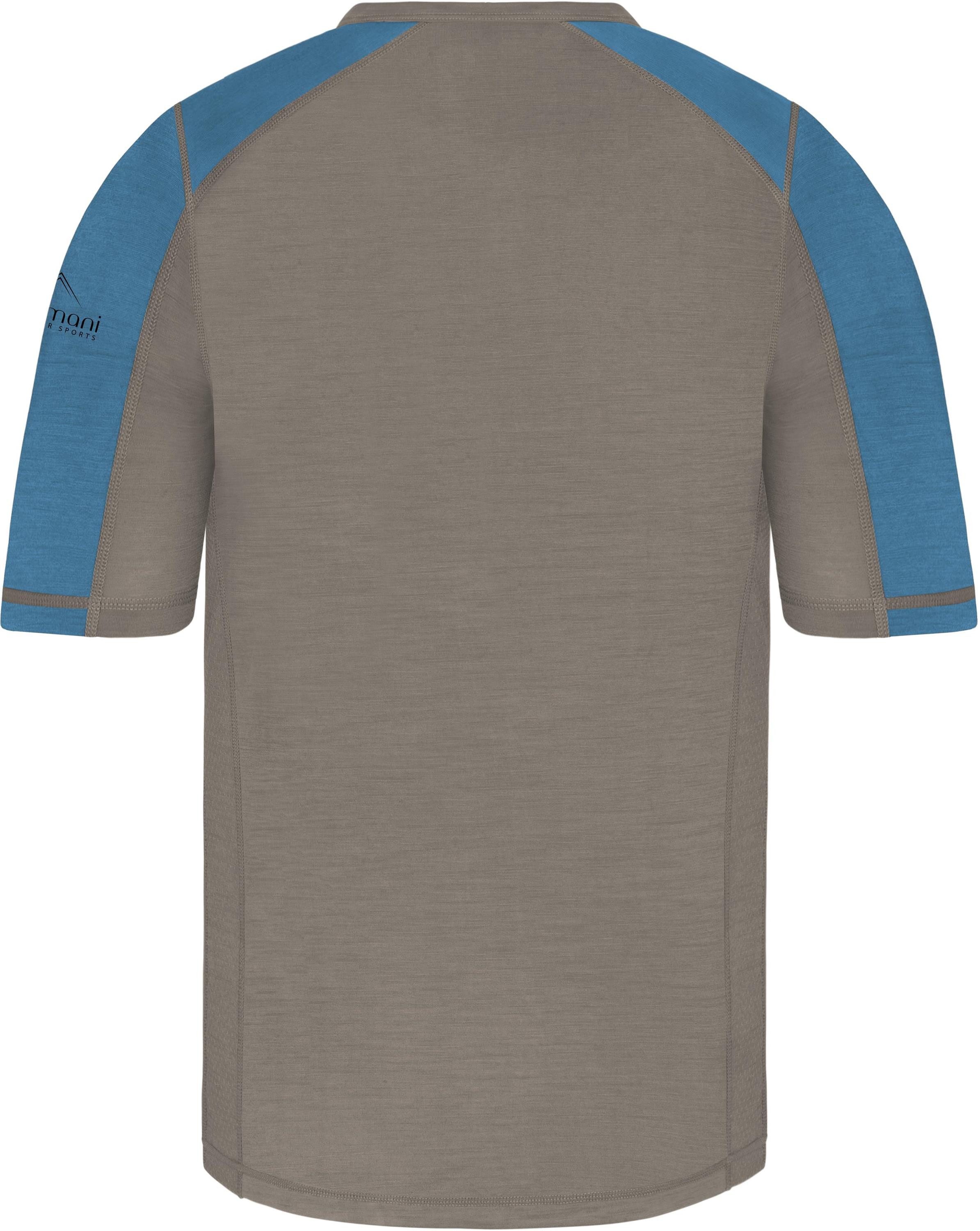 normani Thermounterhemd Herren Merino T-Shirt Busselton Ultraleichtes Sommer Outdoor Halbarmshirt Short Sleeve - Mulesing Frei