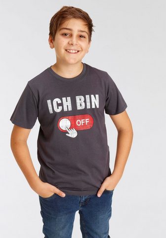 KIDSWORLD Marškinėliai ICH BIN OFF... Sprücheshi...