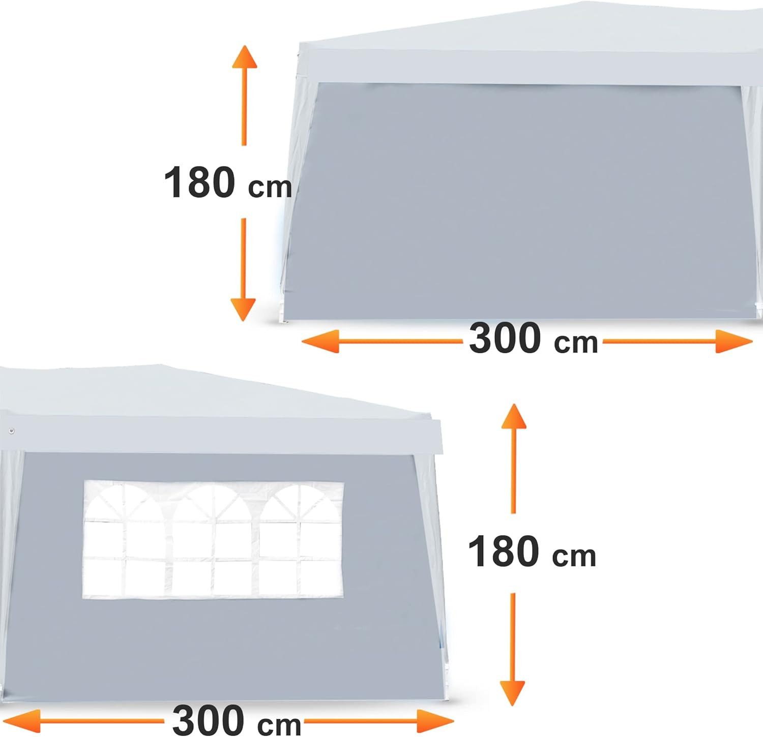 Defactoshop Pavillonseitenteil 2X Seitenteile für 2x2 günstig online kaufen