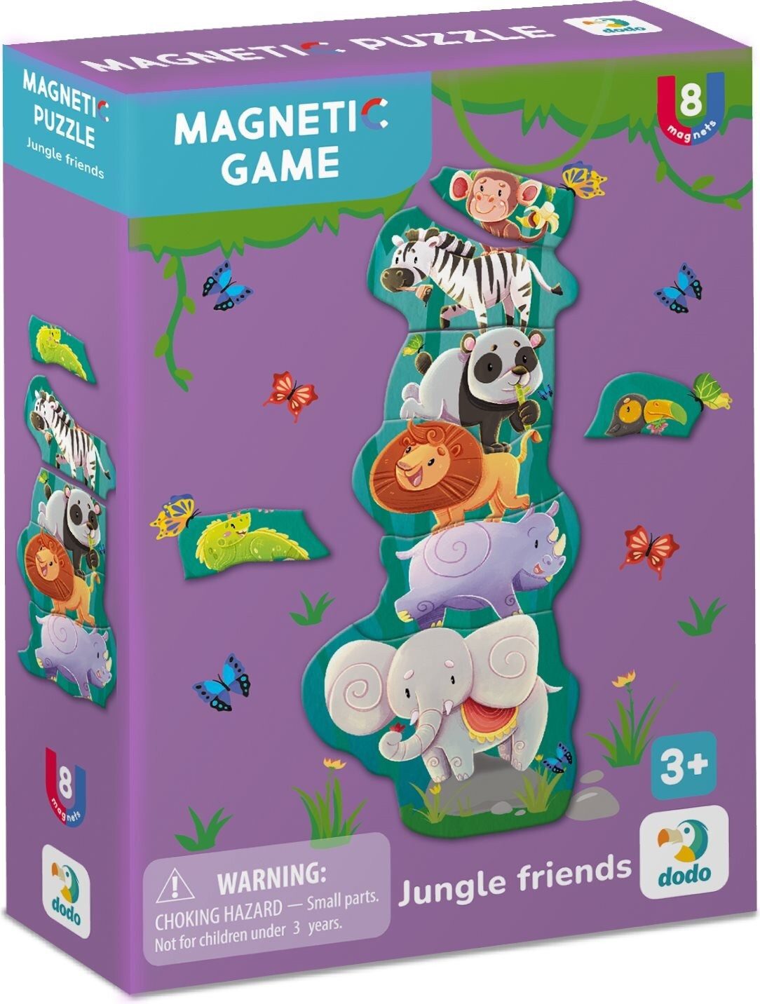 dodo Spielesammlung DODO Magnetspiel Jungle Escape 15tlg