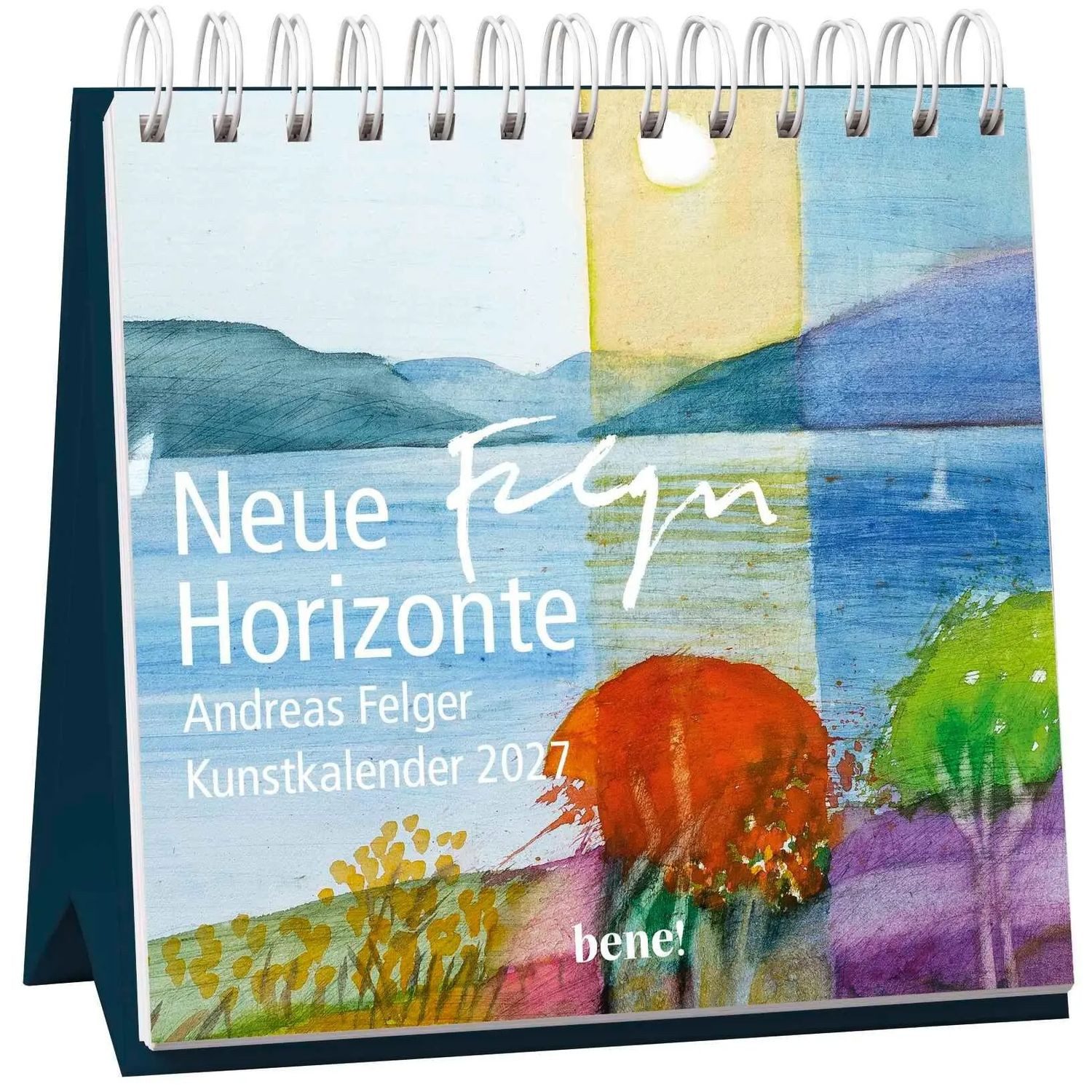 bene Kunstkalender Postkartenkalender 2027: Neue Horizonte
