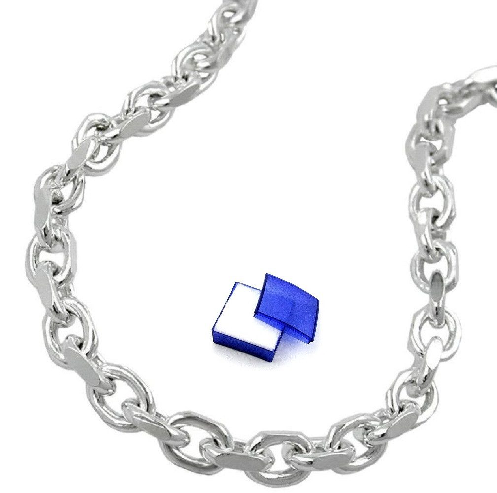 unbespielt Gliederarmband Armband 3,5 mm Ankerkette glänzend 925 Silber 19 cm kl. Schmuckbox, Silberschmuck für Damen und Herren