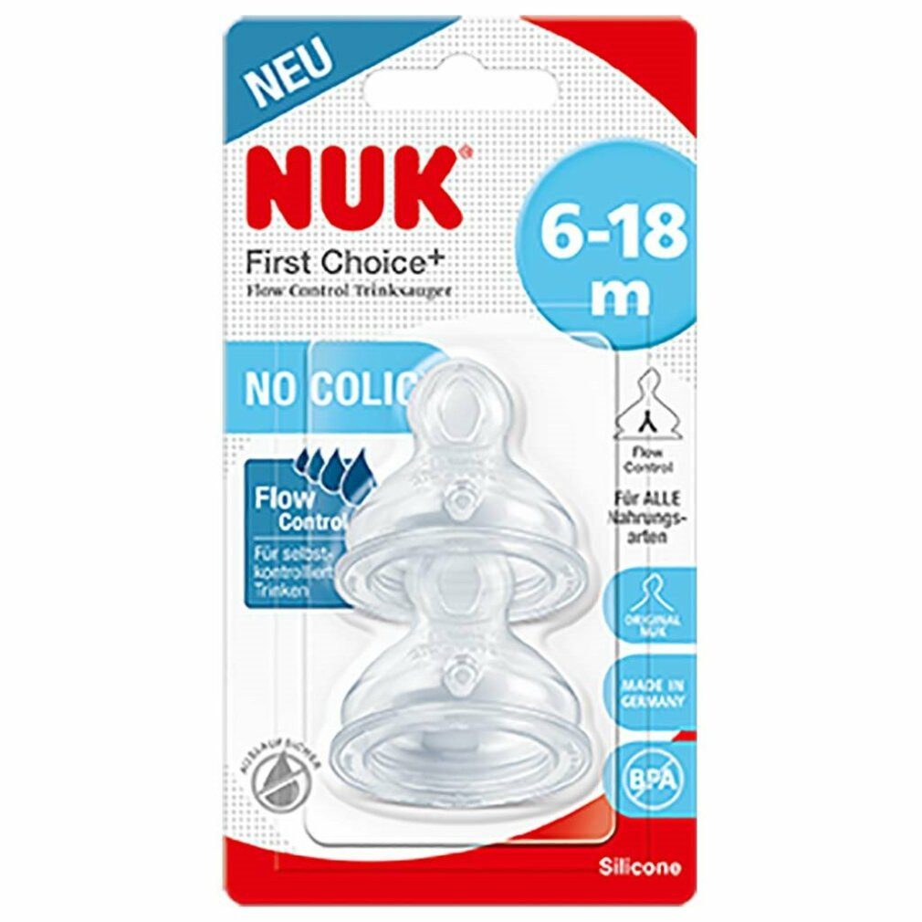Trinksauger Flow Control Saugnapf 6-18 m 2 Stück