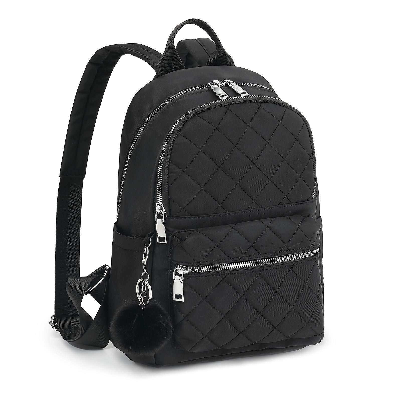 Fassiona Cityrucksack Rucksack Damen Klein, Cityrucksack Nylon Wasserdicht Rucksäcke, Für Schule Travel Wandern Arbeit
