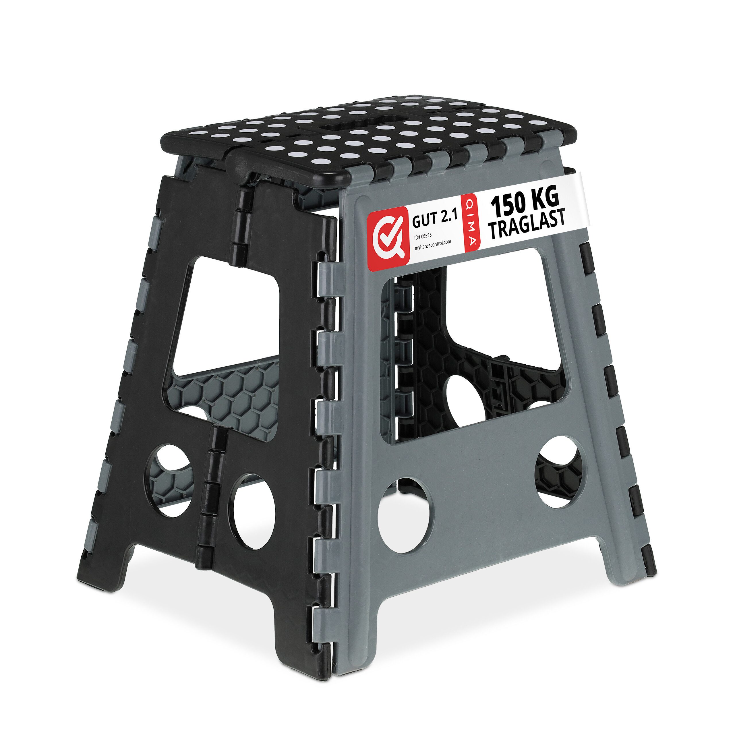 relaxdays Sitzhocker Klapphocker faltbar XL 2er Set (Set, 2er Set)