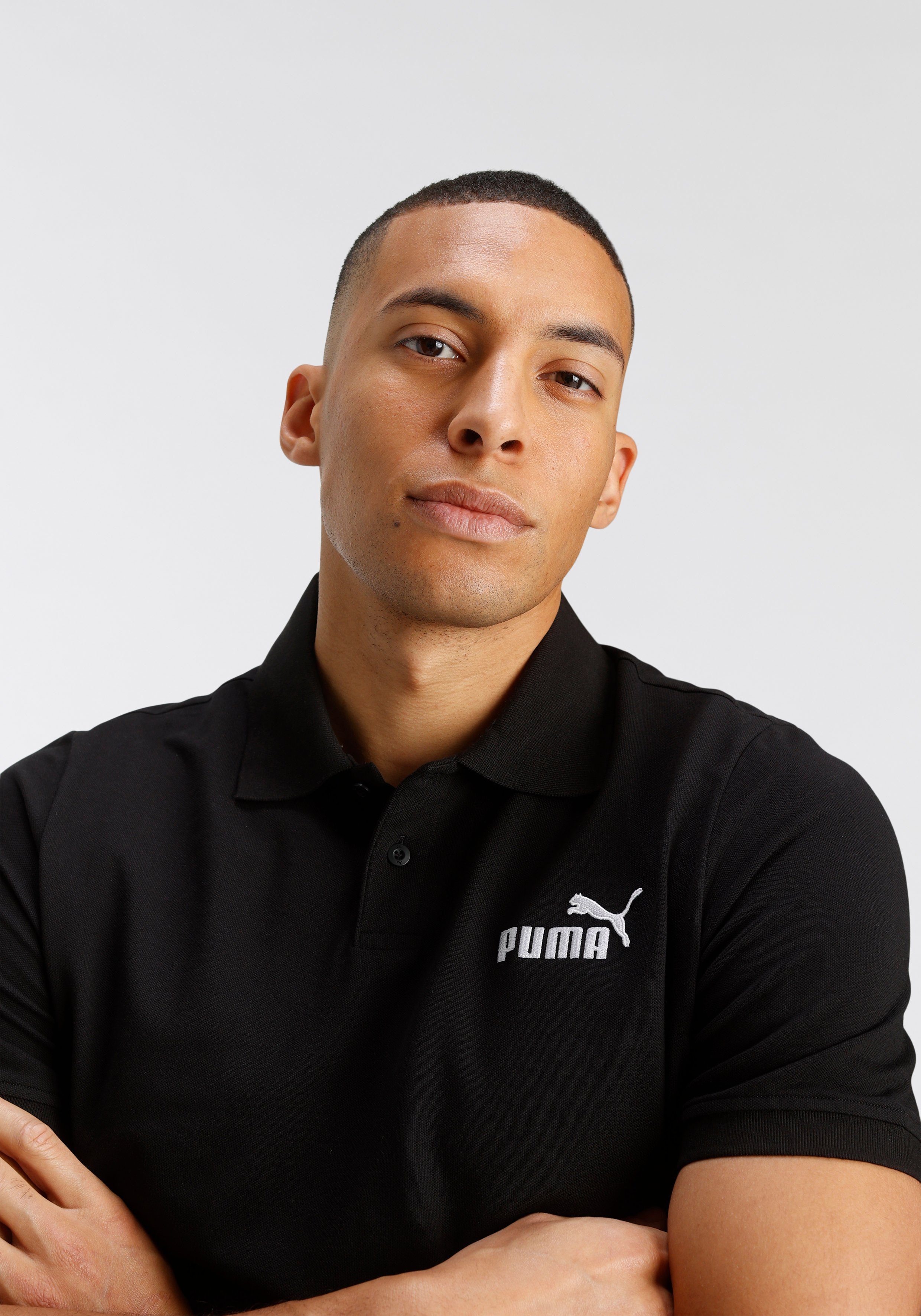 PUMA Poloshirt ESS PIQUE POLO mit Knopfverschluss, Kurzarmdesign, Regular Fit