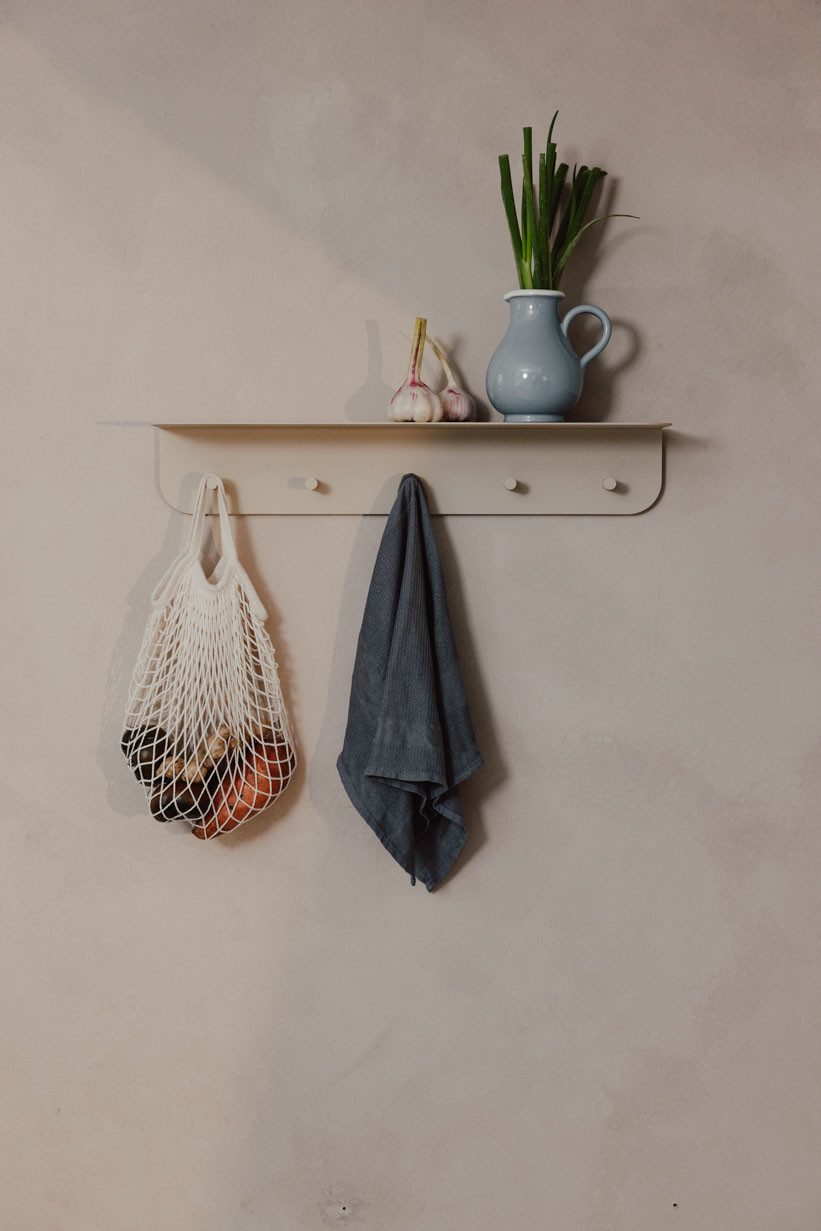 Metallbude Wandgarderobe MALOU, verschiedene Größen, ideal für Flur, Kinderzimmer