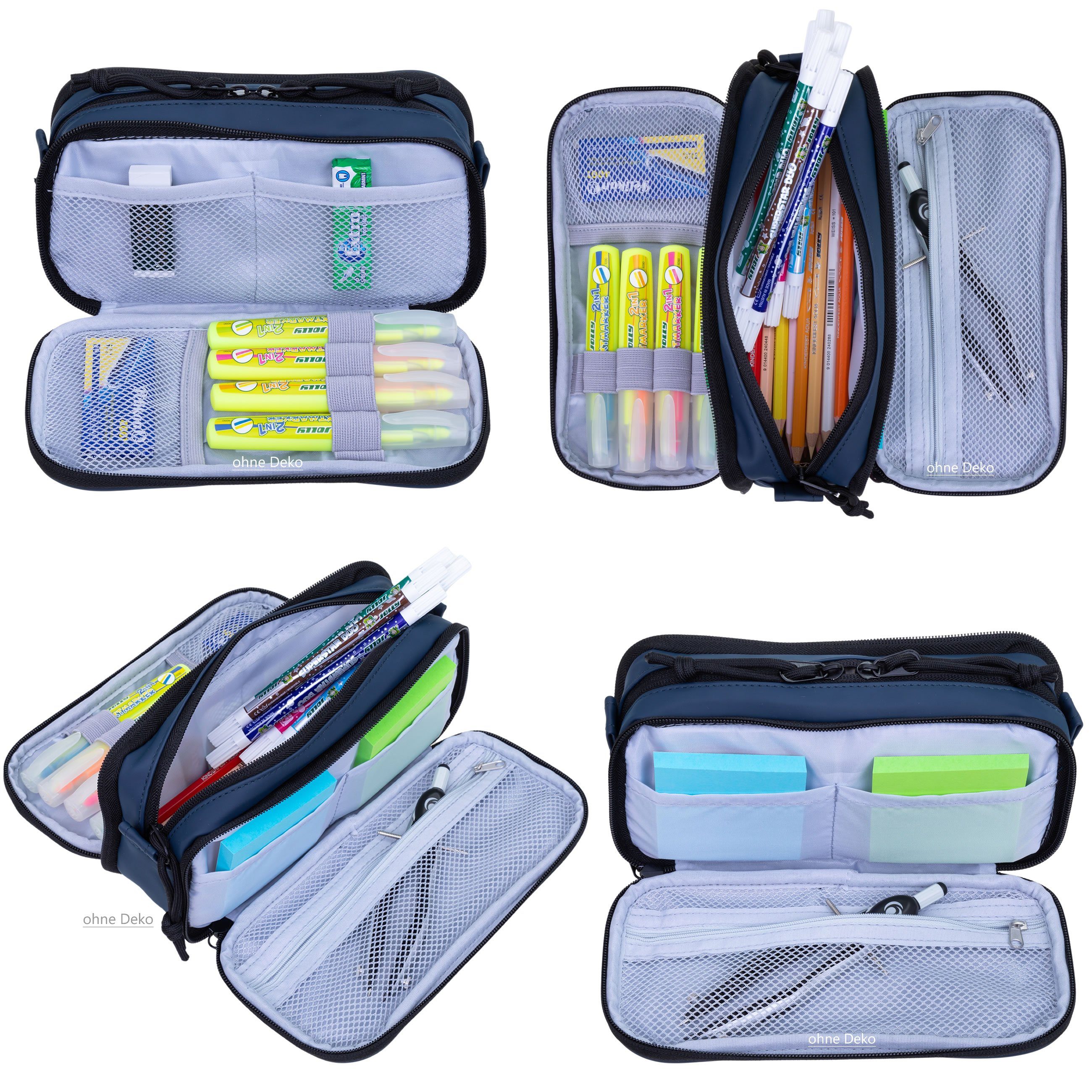ELEPHANT Federmäppchen Hydro Mäppchen Organizer wasserabweisend, Federtasche Schule Büro Office Stifte Tasche klein