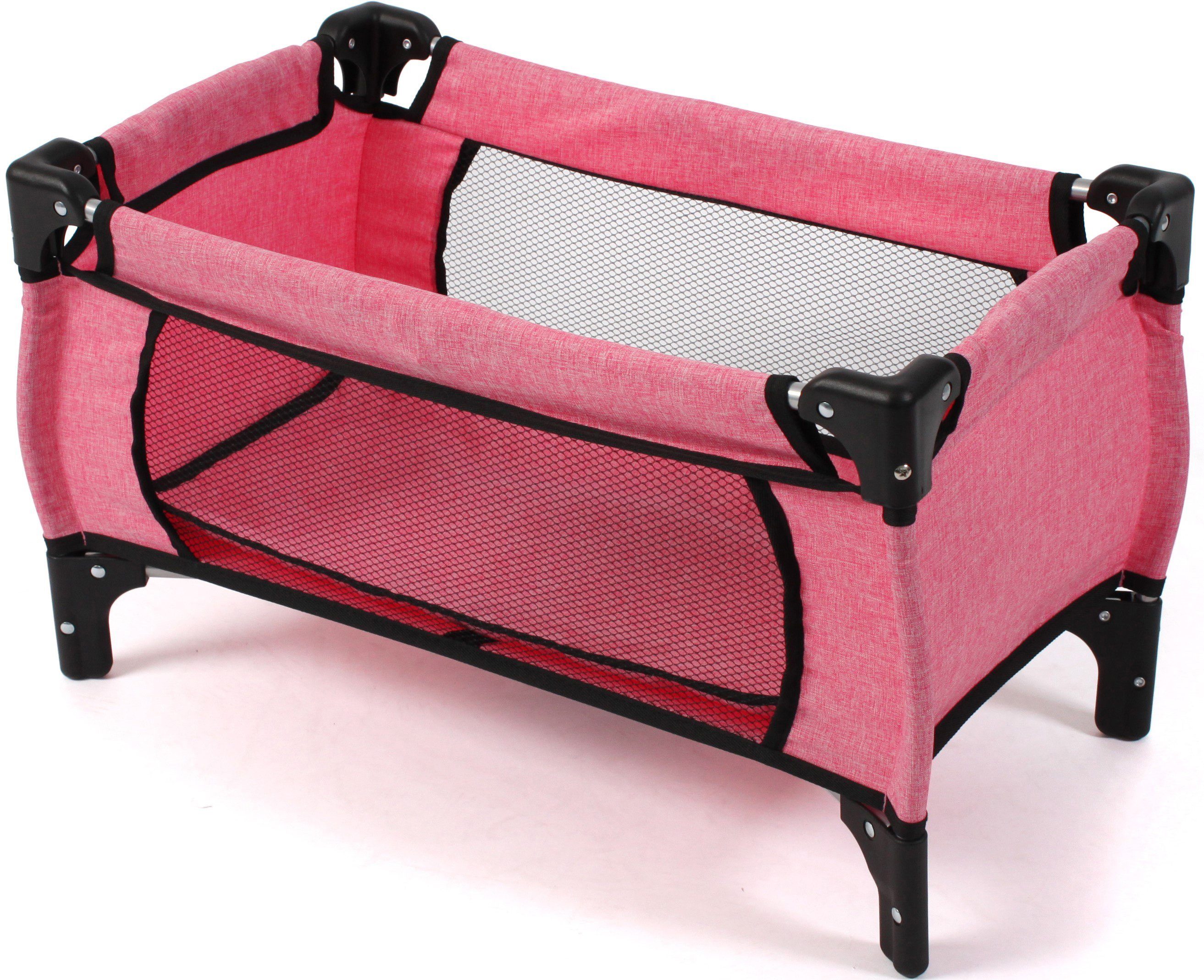 CHIC2000 Puppenbett Deluxe, Melange Pink, mit Tragetasche günstig online kaufen