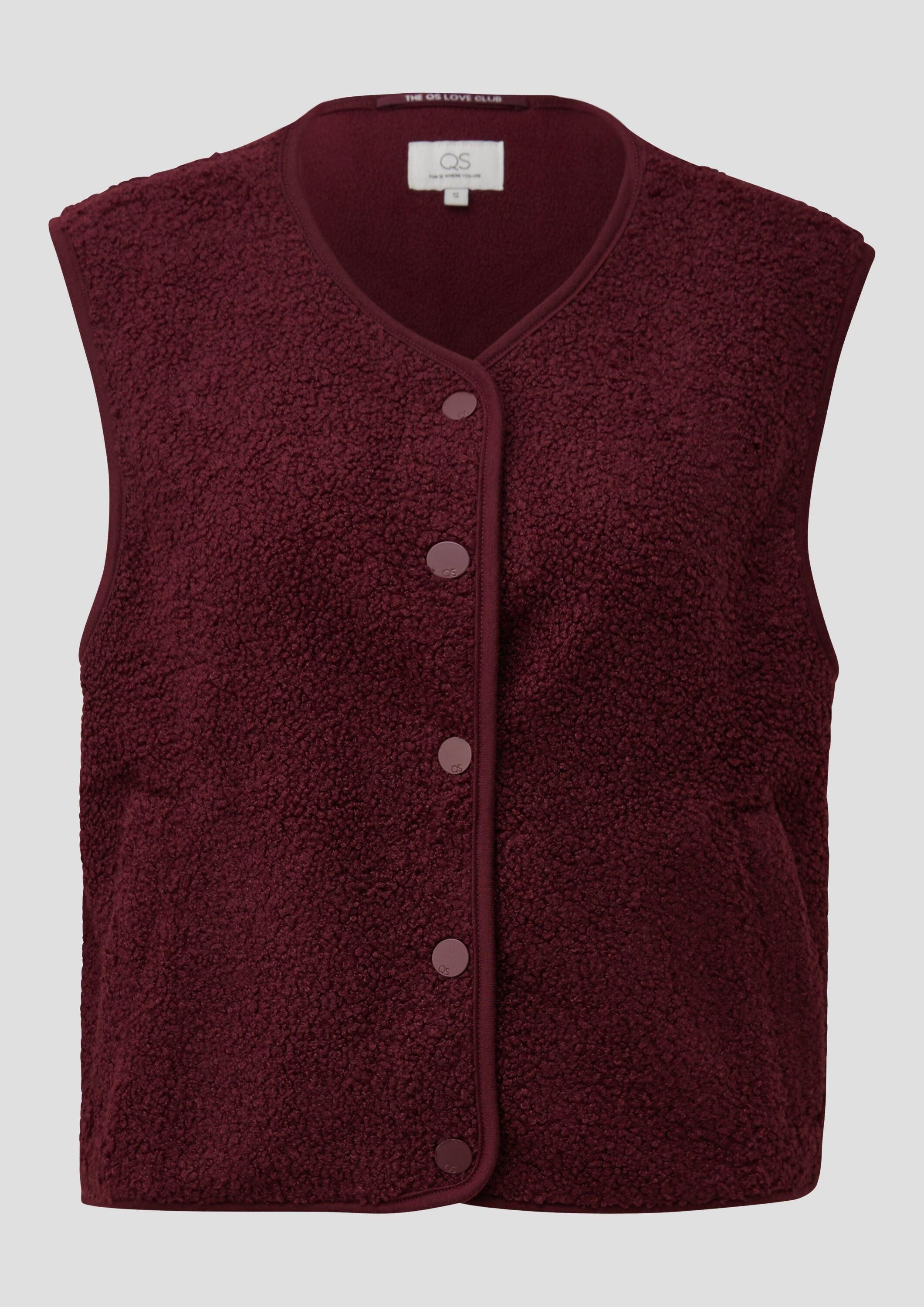 QS Funktionsweste Indoor-Weste Teddyweste (1-tlg)